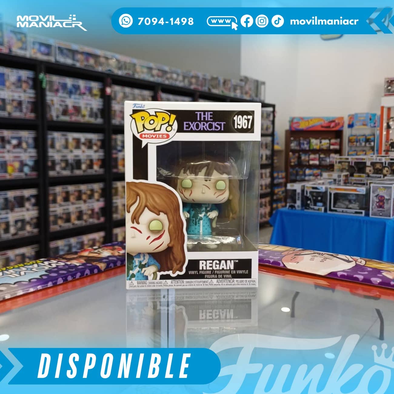 Funko Pop The Exorcist Regan #1967 - (Stock) ¡Disponible Ahora! 2 Funko Pop The Exorcist Regan #1967 - (Stock) ¡Disponible Ahora! - Imagen 2