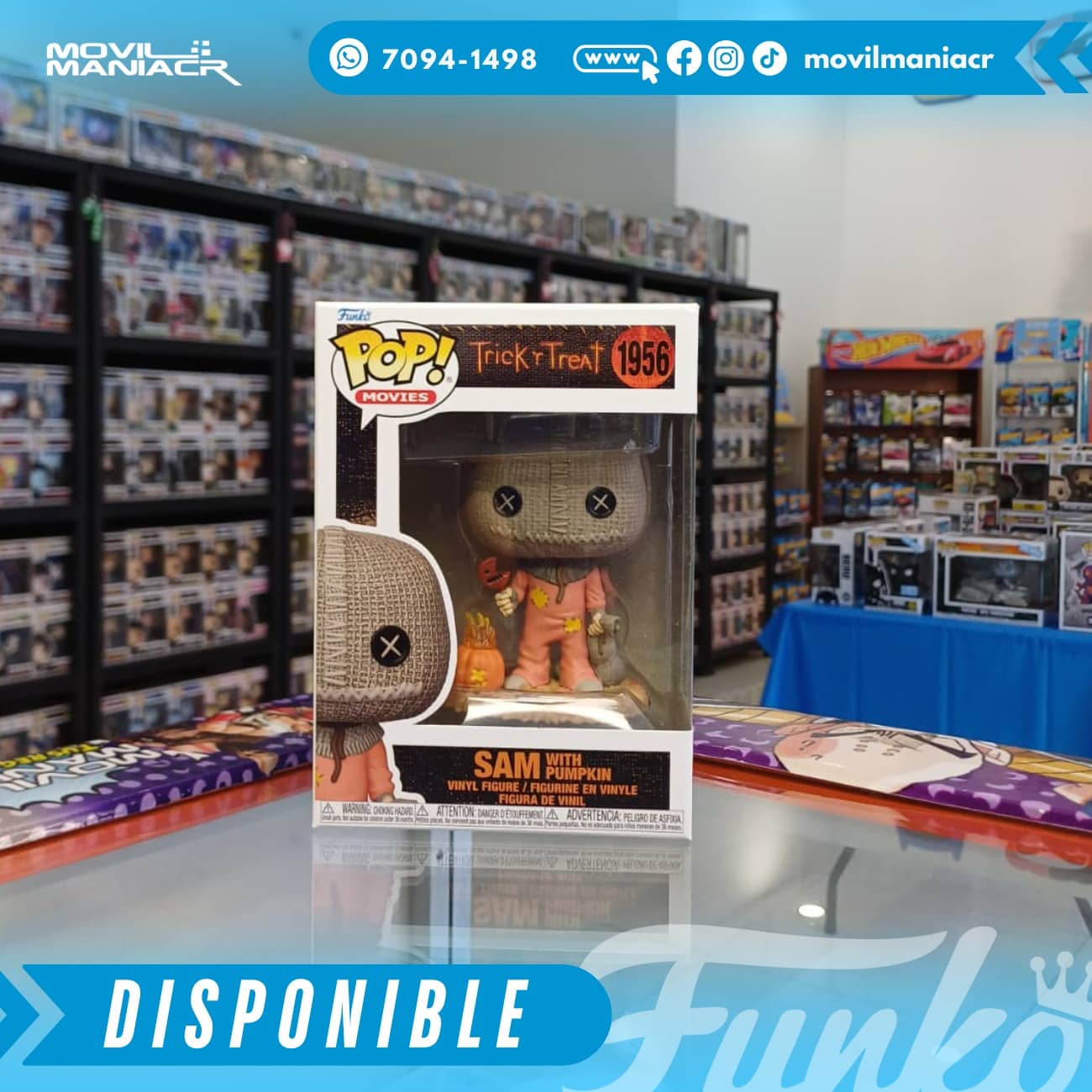 Funko Pop Trick r Treat Sam with Pumpkin #1956 - (Stock) ¡Disponible Ahora! 2 Funko Pop Trick r Treat Sam with Pumpkin #1956 - (Stock) ¡Disponible Ahora! - Imagen 2