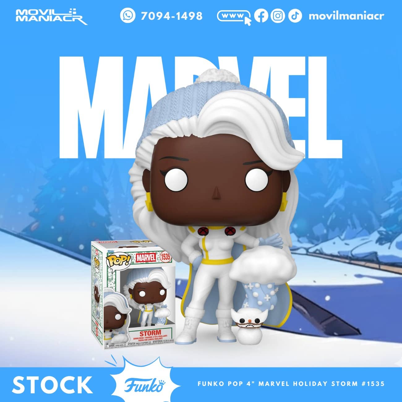 Funko Pop X-Men Holiday Storm #1535 - (Stock) ¡Disponible Ahora! 1 Funko Pop X-Men Holiday Storm #1535 - (Stock) ¡Disponible Ahora!