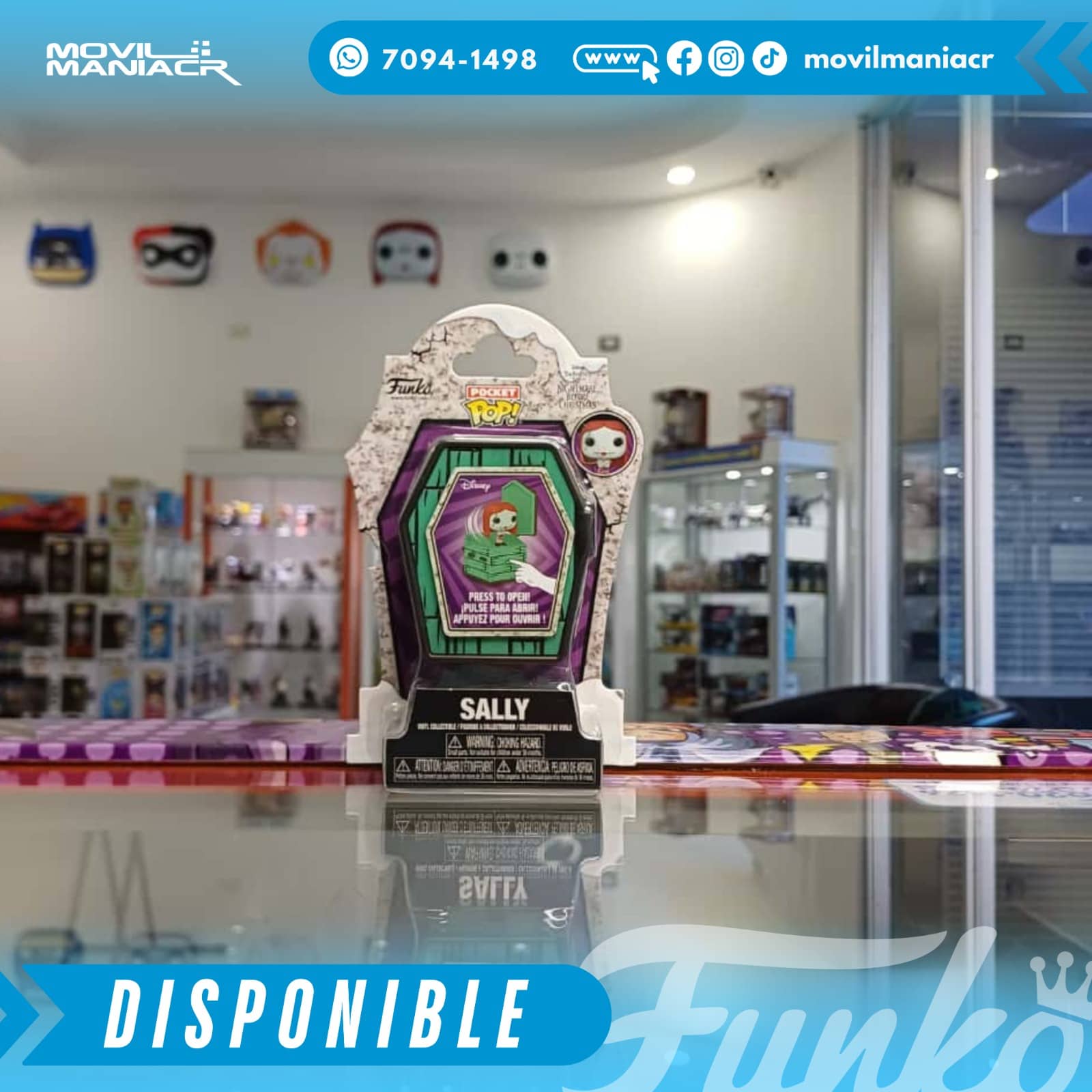 Pocket POPper The Nightmare Before Christmas Sally - (Stock) ¡Disponible Ahora! 2 Pocket POPper The Nightmare Before Christmas Sally - (Stock) ¡Disponible Ahora! - Imagen 2