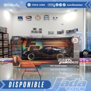 Carro Jada Toys Fast and Furious 1995 Toyota Supra Escala 124 – (Stock) ¡Disponible Ahora!