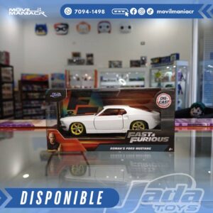 Carro Jada Toys Fast and Furious Roman's 1969 Ford Mustang Escala 132 – (Stock) ¡Disponible Ahora!