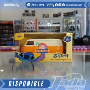 Carro Jada Toys Stitch '61 Volkswagen Bus Escala 132 – (Stock) ¡Disponible Ahora!