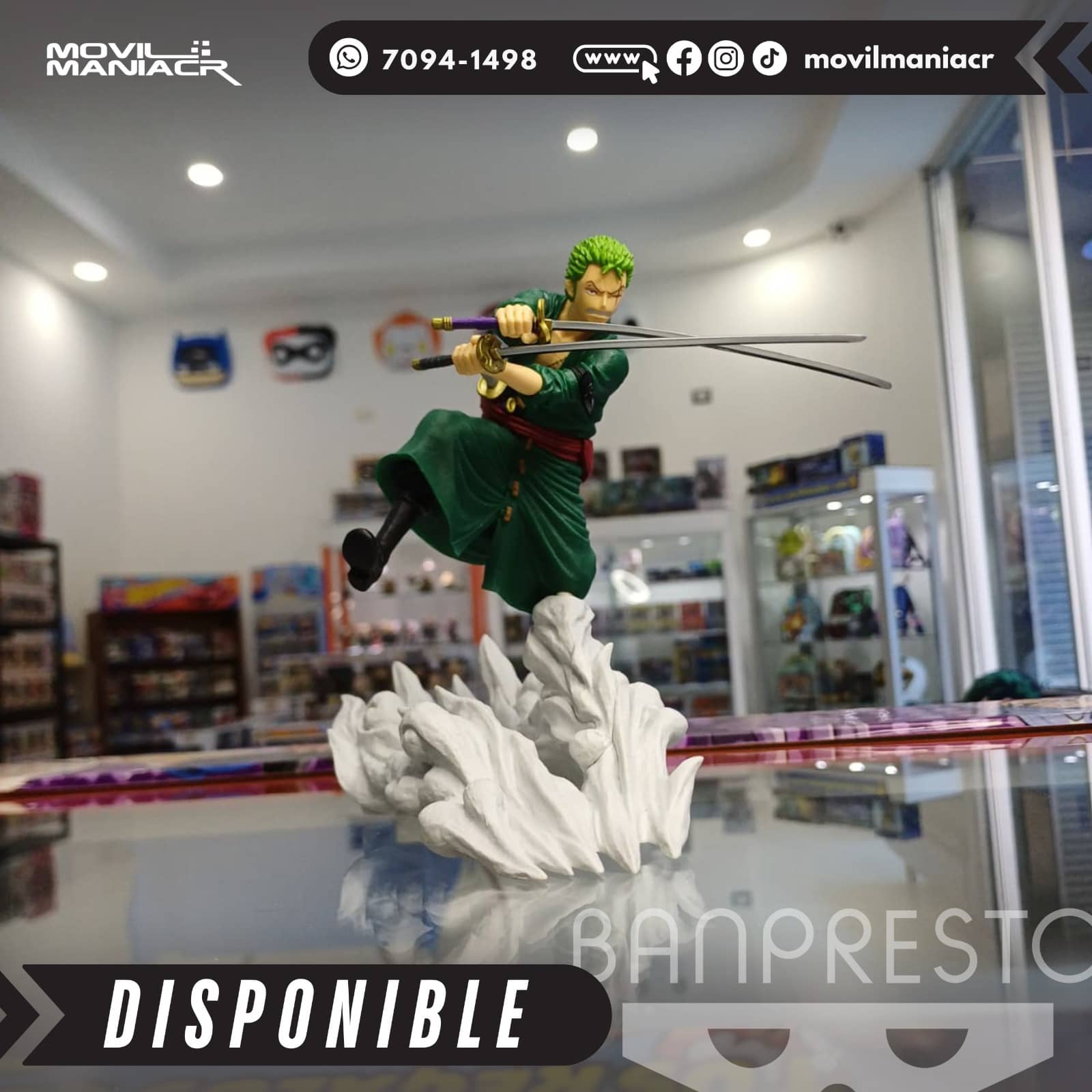 Figura Banpresto One Piece Egghead Zoro 15cm aprox - (Stock) ¡Disponible! 1 Figura Banpresto One Piece Egghead Zoro 15cm aprox - (Stock) ¡Disponible!