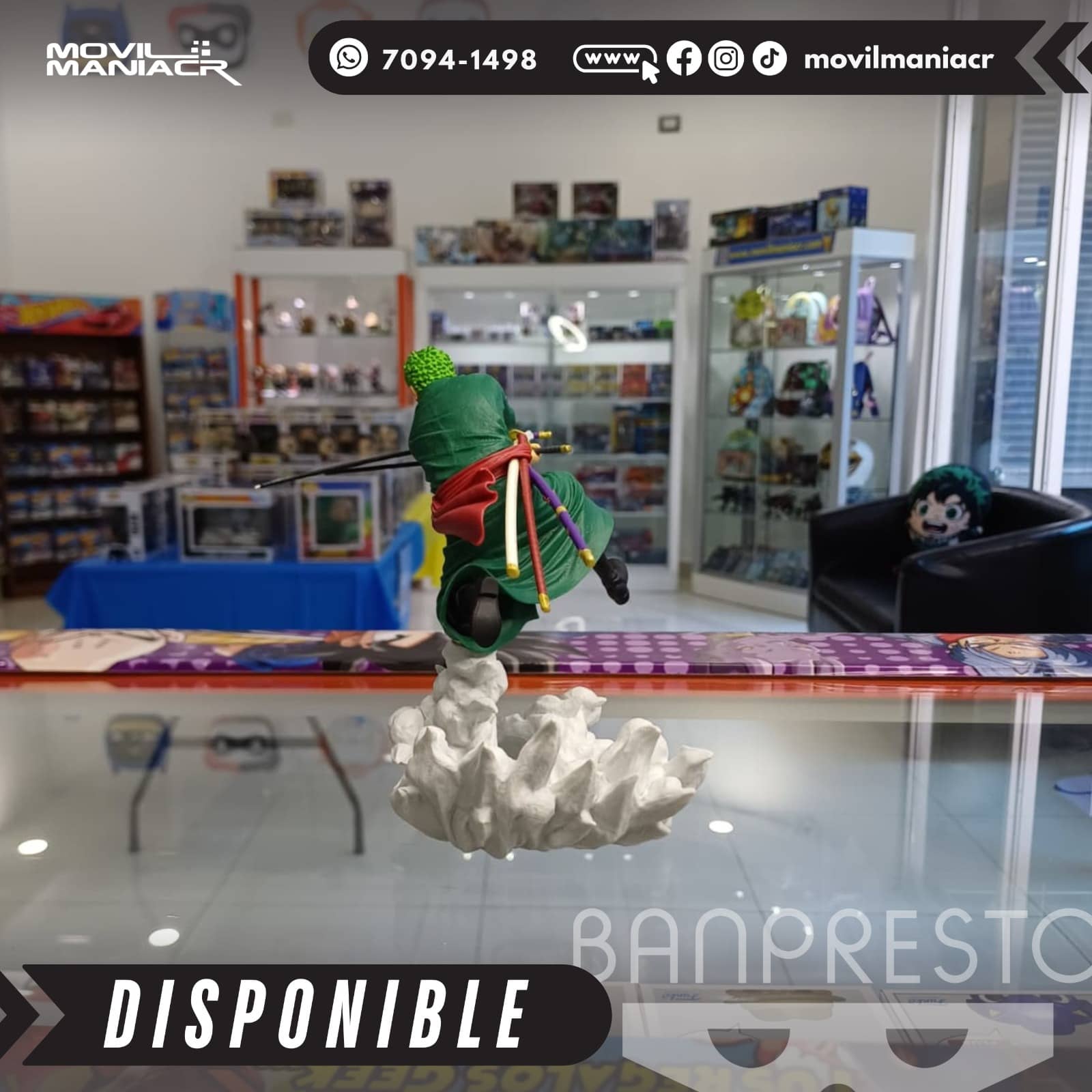 Figura Banpresto One Piece Egghead Zoro 15cm aprox - (Stock) ¡Disponible! 4 Figura Banpresto One Piece Egghead Zoro 15cm aprox - (Stock) ¡Disponible! - Imagen 4