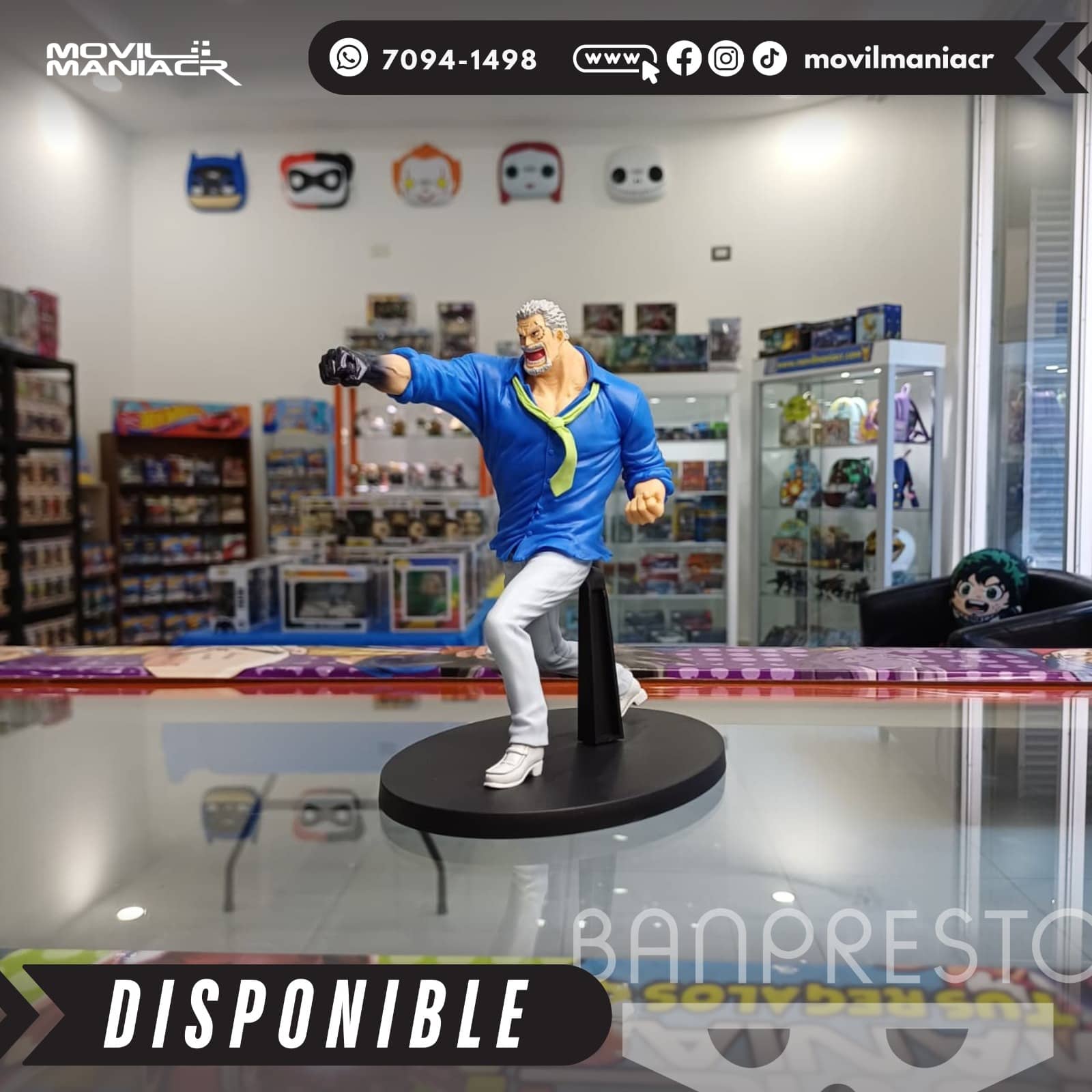 Figura Banpresto One Piece Monkey D. Garp Battle Record Collection 15cm aprox - (Stock) ¡Disponible! 3 Figura Banpresto One Piece Monkey D. Garp Battle Record Collection 15cm aprox - (Stock) ¡Disponible! - Imagen 3