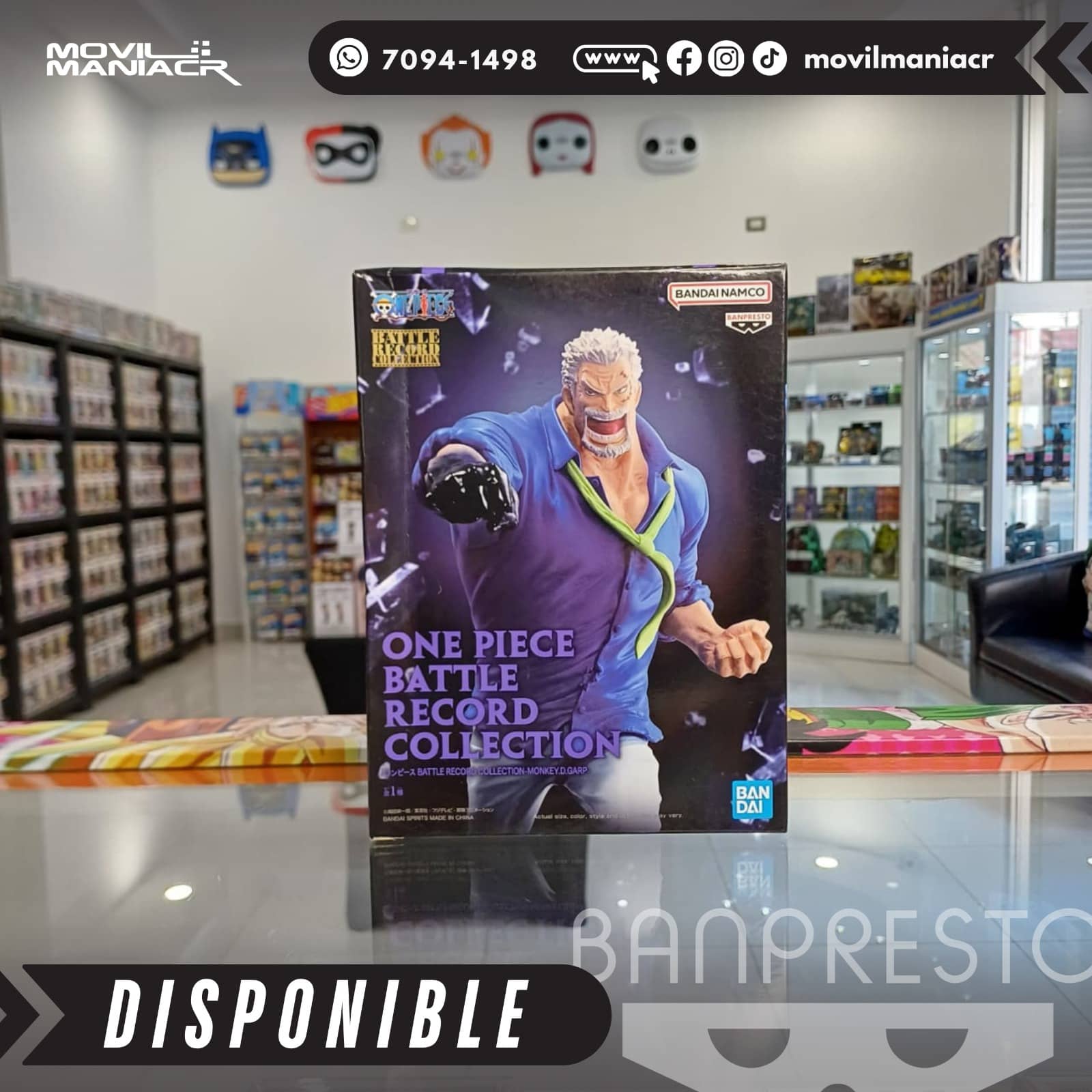 Figura Banpresto One Piece Monkey D. Garp Battle Record Collection 15cm aprox - (Stock) ¡Disponible! 4 Figura Banpresto One Piece Monkey D. Garp Battle Record Collection 15cm aprox - (Stock) ¡Disponible! - Imagen 4