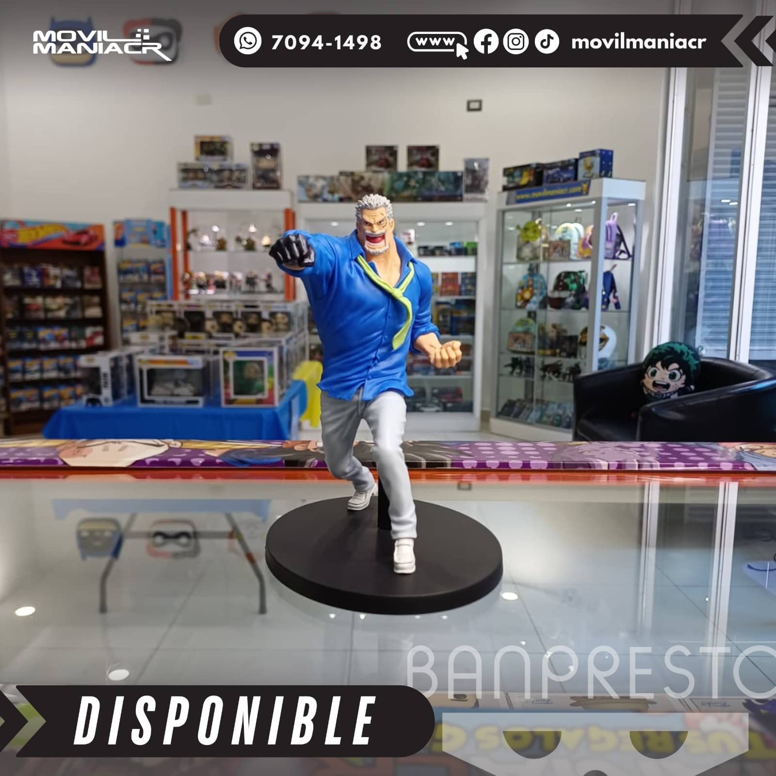 Figura Banpresto One Piece Monkey D. Garp Battle Record Collection 15cm aprox - (Stock) ¡Disponible! 1 Figura Banpresto One Piece Monkey D. Garp Battle Record Collection 15cm aprox - (Stock) ¡Disponible!