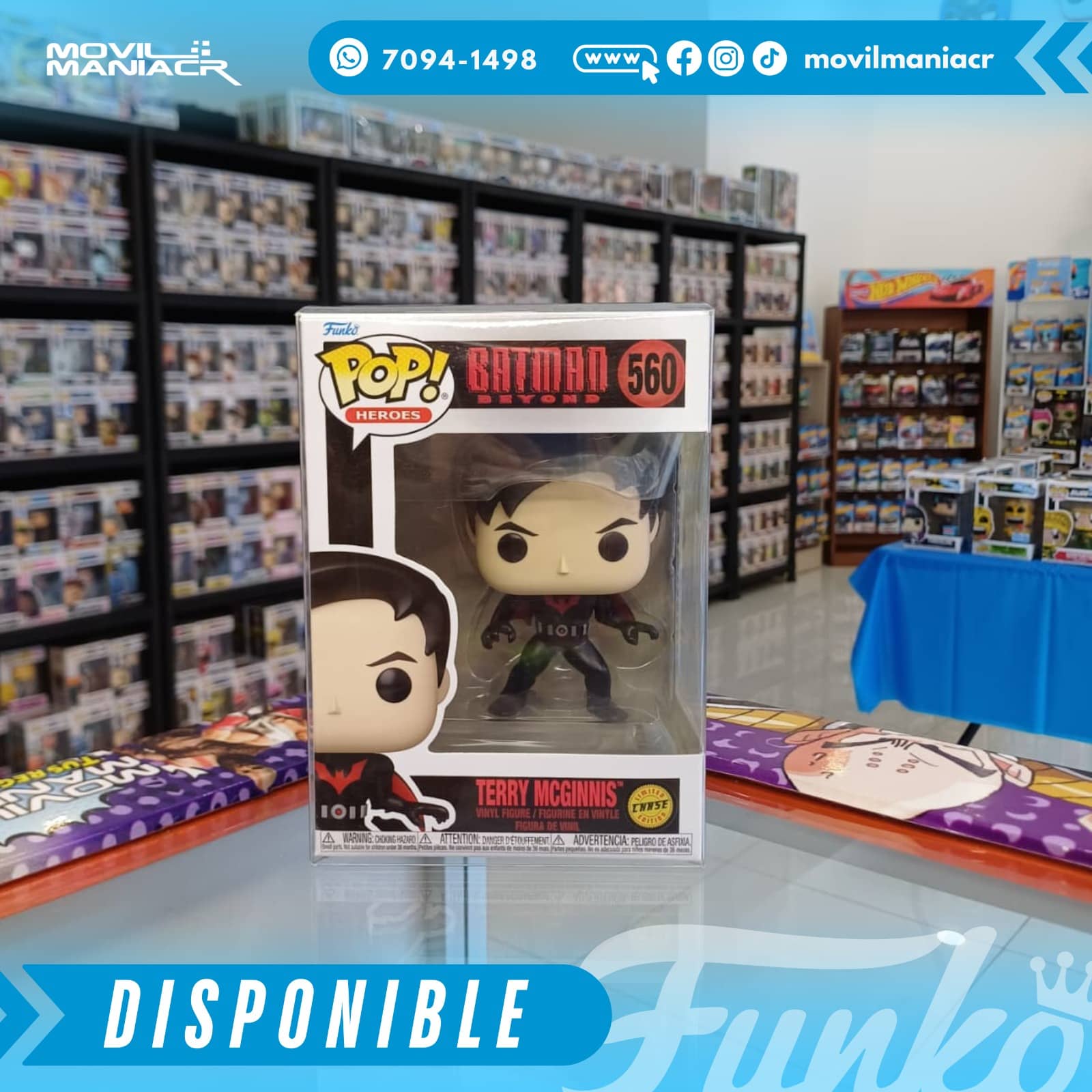 Funko Pop Batman Beyond Terry McGinnis Chase #560 - (Stock) ¡Disponible Ahora! 2 Funko Pop Batman Beyond Terry McGinnis Chase #560 - (Stock) ¡Disponible Ahora! - Imagen 2