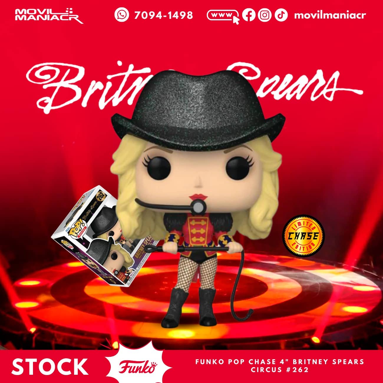 Funko Pop Britney Spears Chase #262 - (Stock) ¡Disponible Ahora! 1 Funko Pop Britney Spears Chase #262 - (Stock) ¡Disponible Ahora!