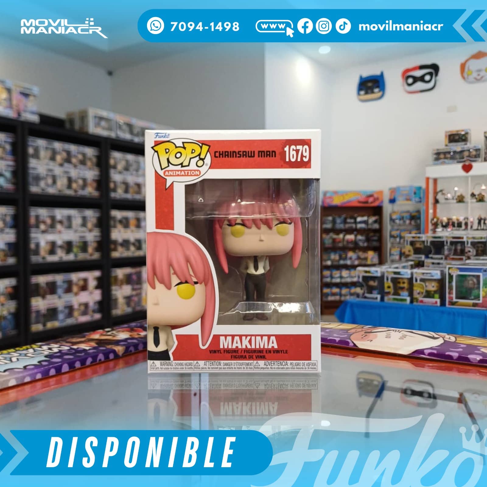 Funko Pop Chainsaw Man Makima #1679 - (Stock) ¡Disponible Ahora! 2 Funko Pop Chainsaw Man Makima #1679 - (Stock) ¡Disponible Ahora!