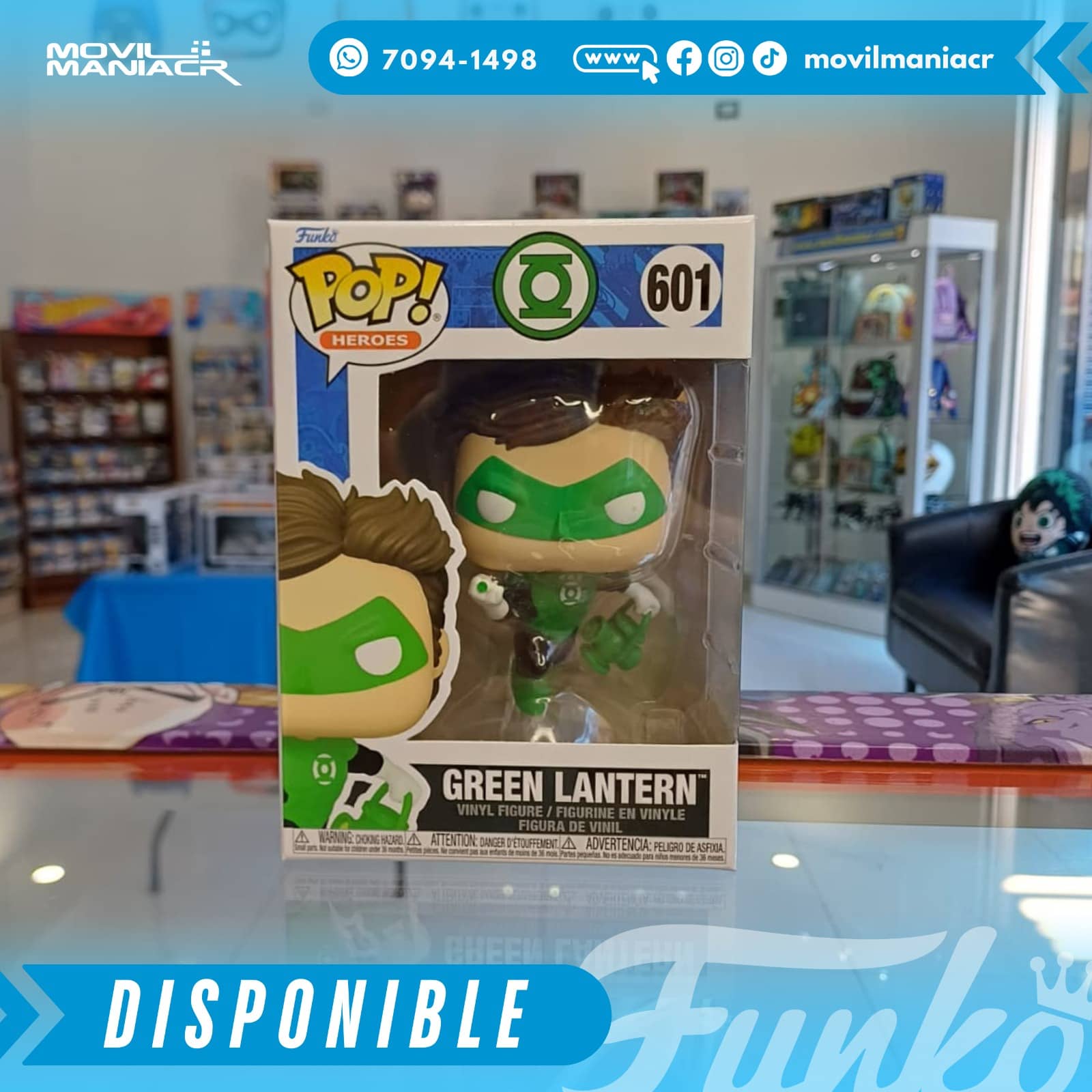 Funko Pop DC Comics New Classics Green Lantern #601 - (Stock) ¡Disponible Ahora! 2 Funko Pop DC Comics New Classics Green Lantern #601 - (Stock) ¡Disponible Ahora!