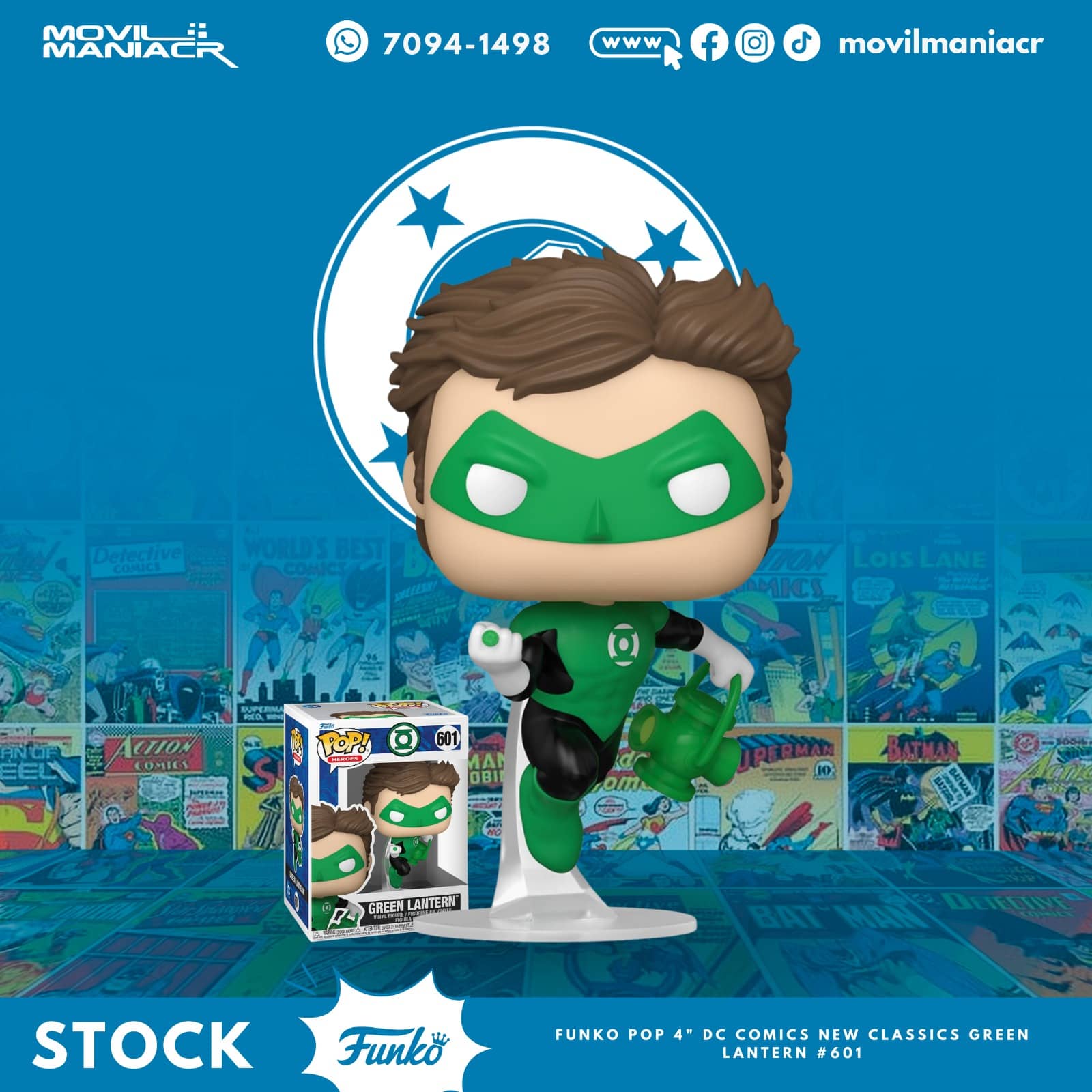 Funko Pop DC Comics New Classics Green Lantern #601 - (Stock) ¡Disponible Ahora! 1 Funko Pop DC Comics New Classics Green Lantern #601 - (Stock) ¡Disponible Ahora!