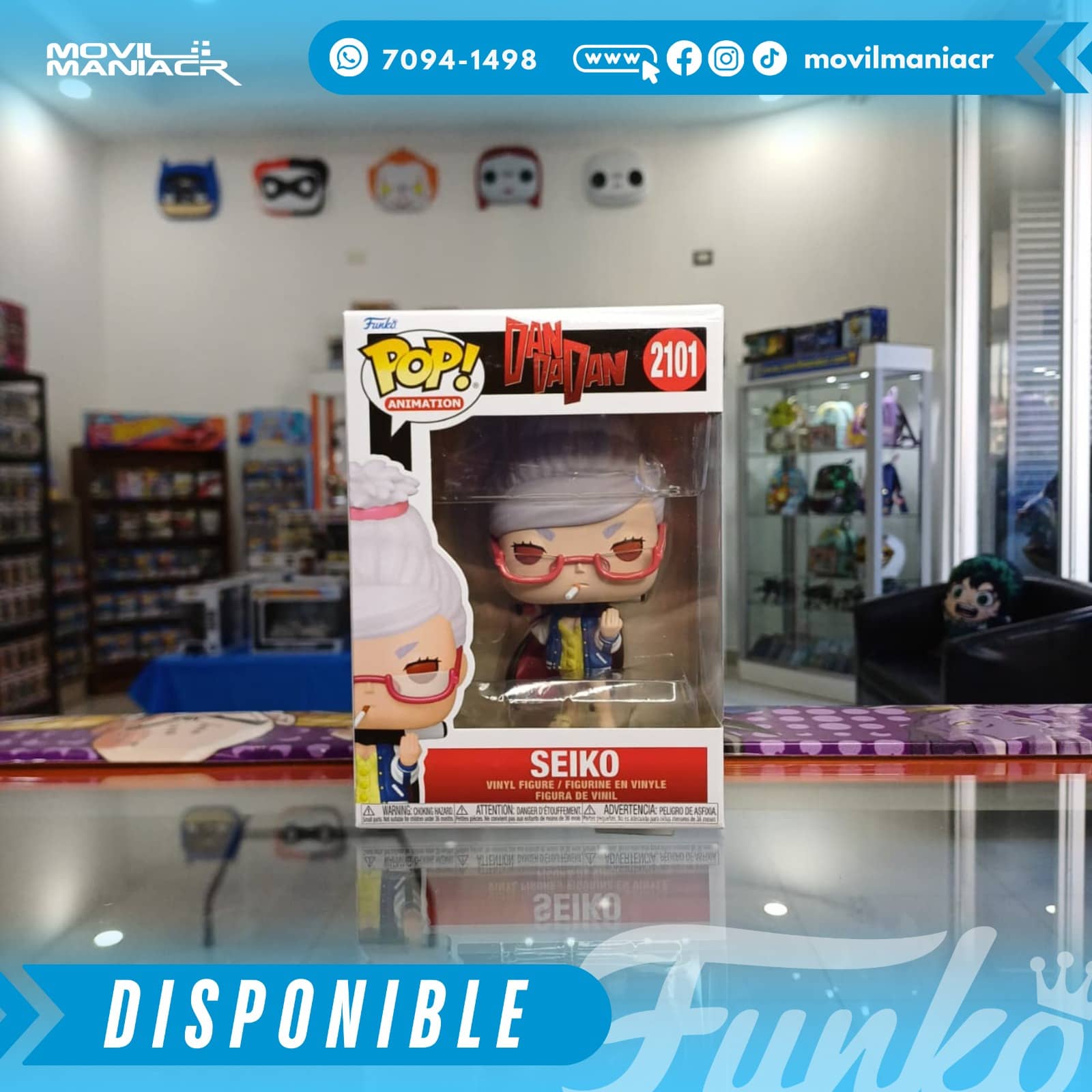 Funko Pop DanDaDan Seiko #2101 - (Stock) ¡Disponible Ahora! 2 Funko Pop DanDaDan Seiko #2101 - (Stock) ¡Disponible Ahora! - Imagen 2