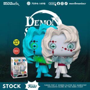 Funko Pop Demon Slayer Rui GITD Exclusivo #1307 - (Stock) ¡Disponible Ahora!