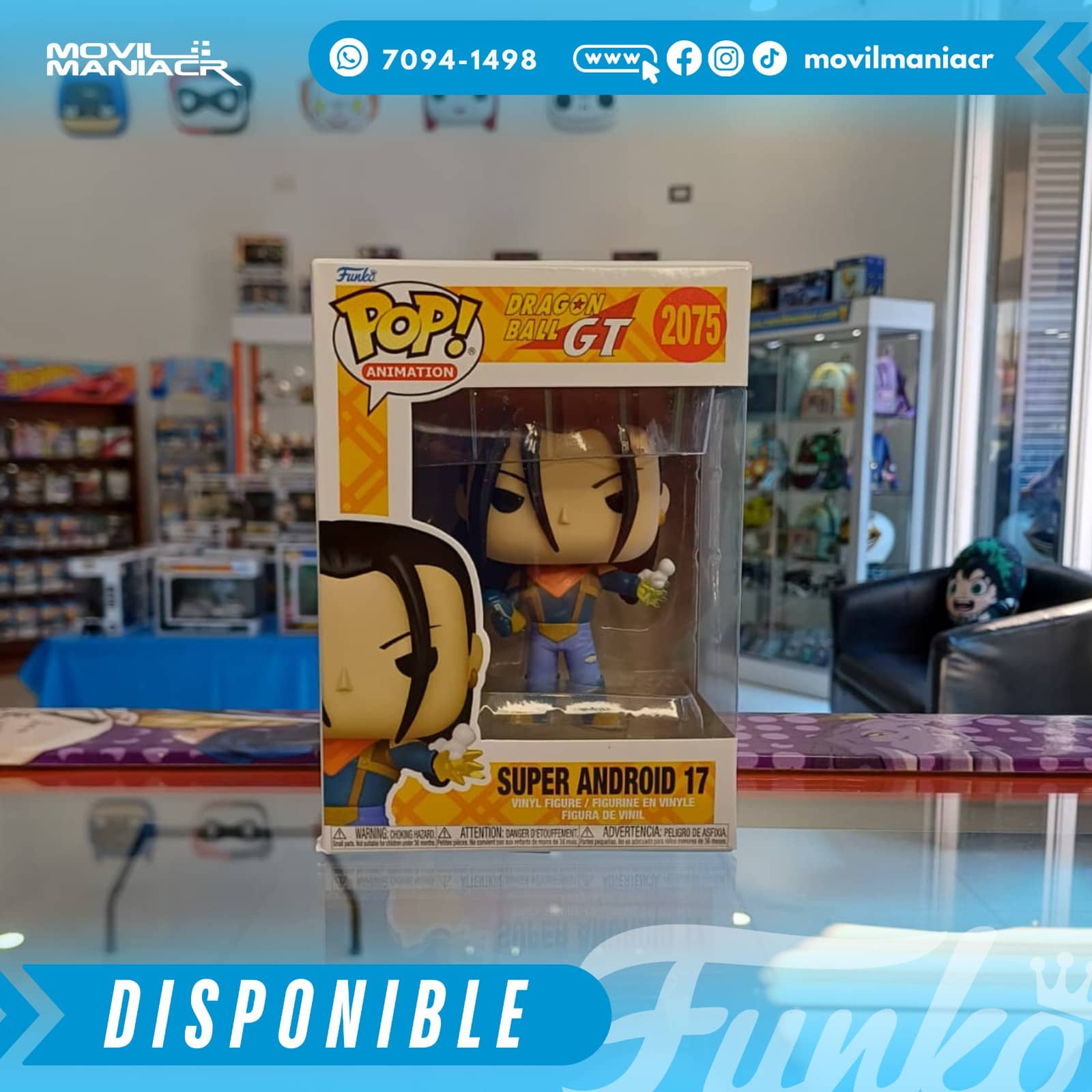 Funko Pop Dragon Ball GT Super Android 17 #2075 – ¡Disponible Ahora ...
