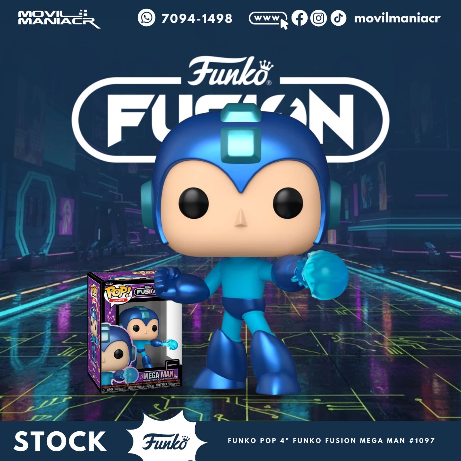 Funko Pop Fusion Mega Man #1097 - (Stock) ¡Disponible Ahora! 1 Funko Pop Fusion Mega Man #1097 - (Stock) ¡Disponible Ahora!