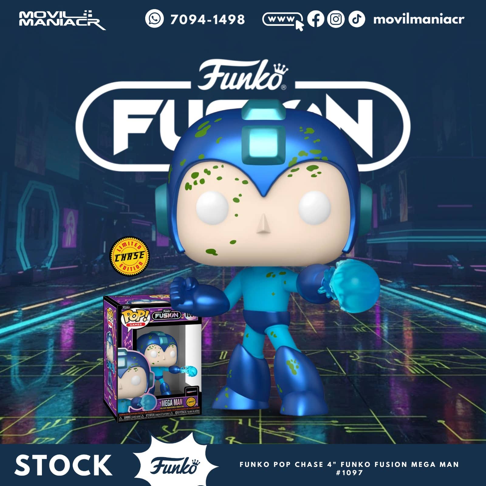 Funko Pop Fusion Mega Man Chase #1097 - (Stock) ¡Disponible Ahora! 1 Funko Pop Fusion Mega Man Chase #1097 - (Stock) ¡Disponible Ahora!