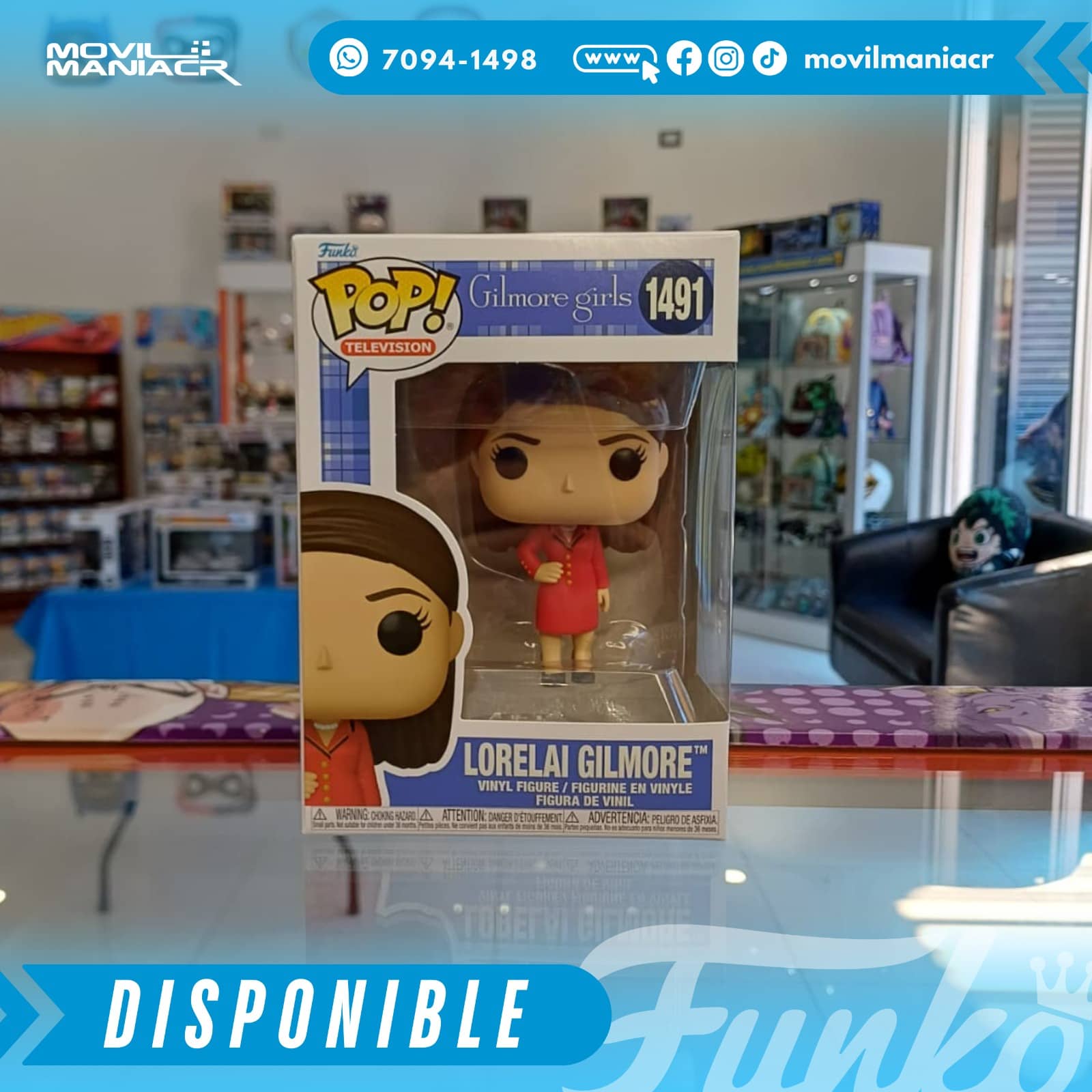 Funko Pop Gilmore Girls Lorelai Gilmore #1491 - (Stock) ¡Disponible Ahora! 2 Funko Pop Gilmore Girls Lorelai Gilmore #1491 - (Stock) ¡Disponible Ahora! - Imagen 2