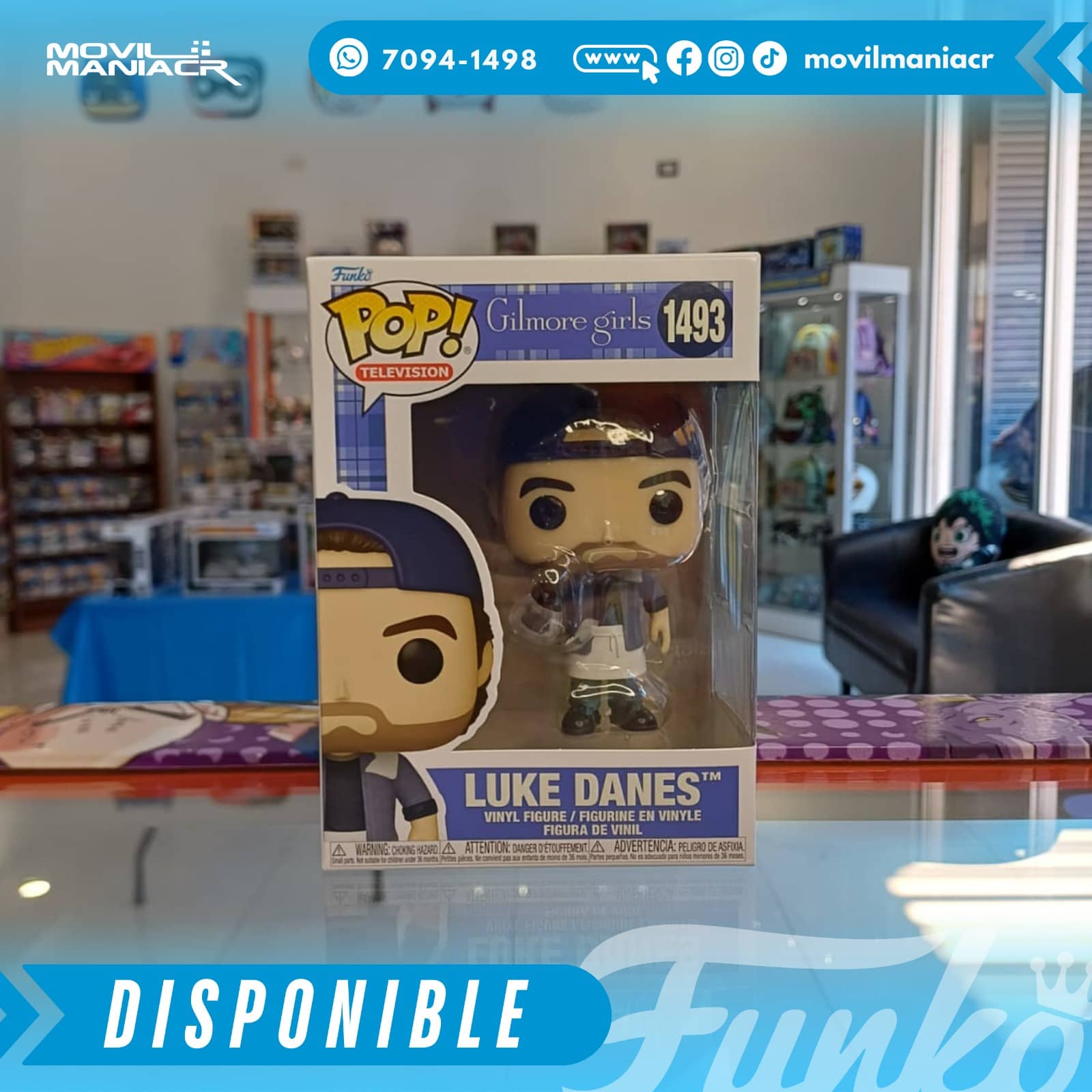 Funko Pop Gilmore Girls Luke Danes #1493 - (Stock) ¡Disponible Ahora! 2 Funko Pop Gilmore Girls Luke Danes #1493 - (Stock) ¡Disponible Ahora! - Imagen 2