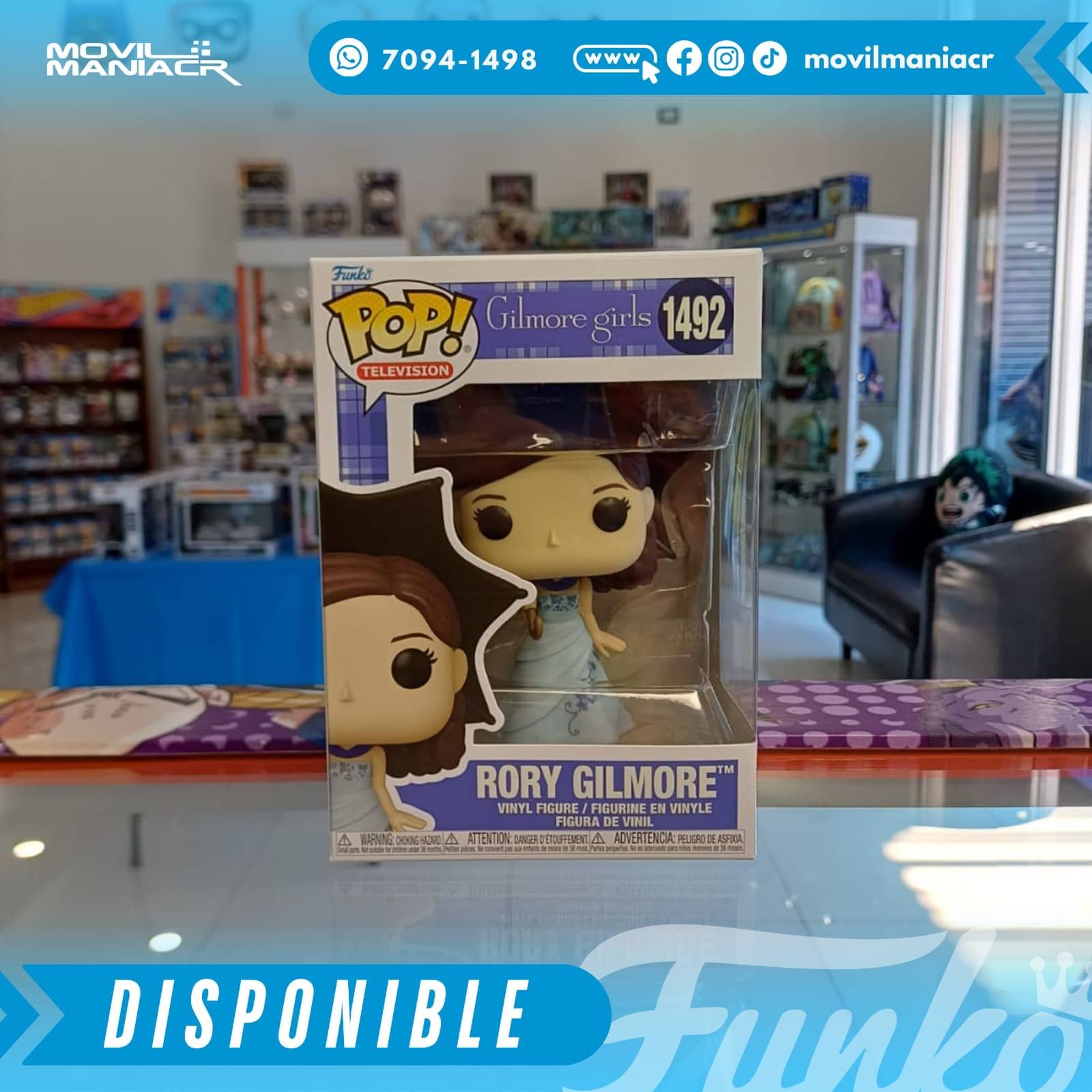 Funko Pop Gilmore Girls Rory Gilmore #1492 - (Stock) ¡Disponible Ahora! 2 Funko Pop Gilmore Girls Rory Gilmore #1492 - (Stock) ¡Disponible Ahora! - Imagen 2