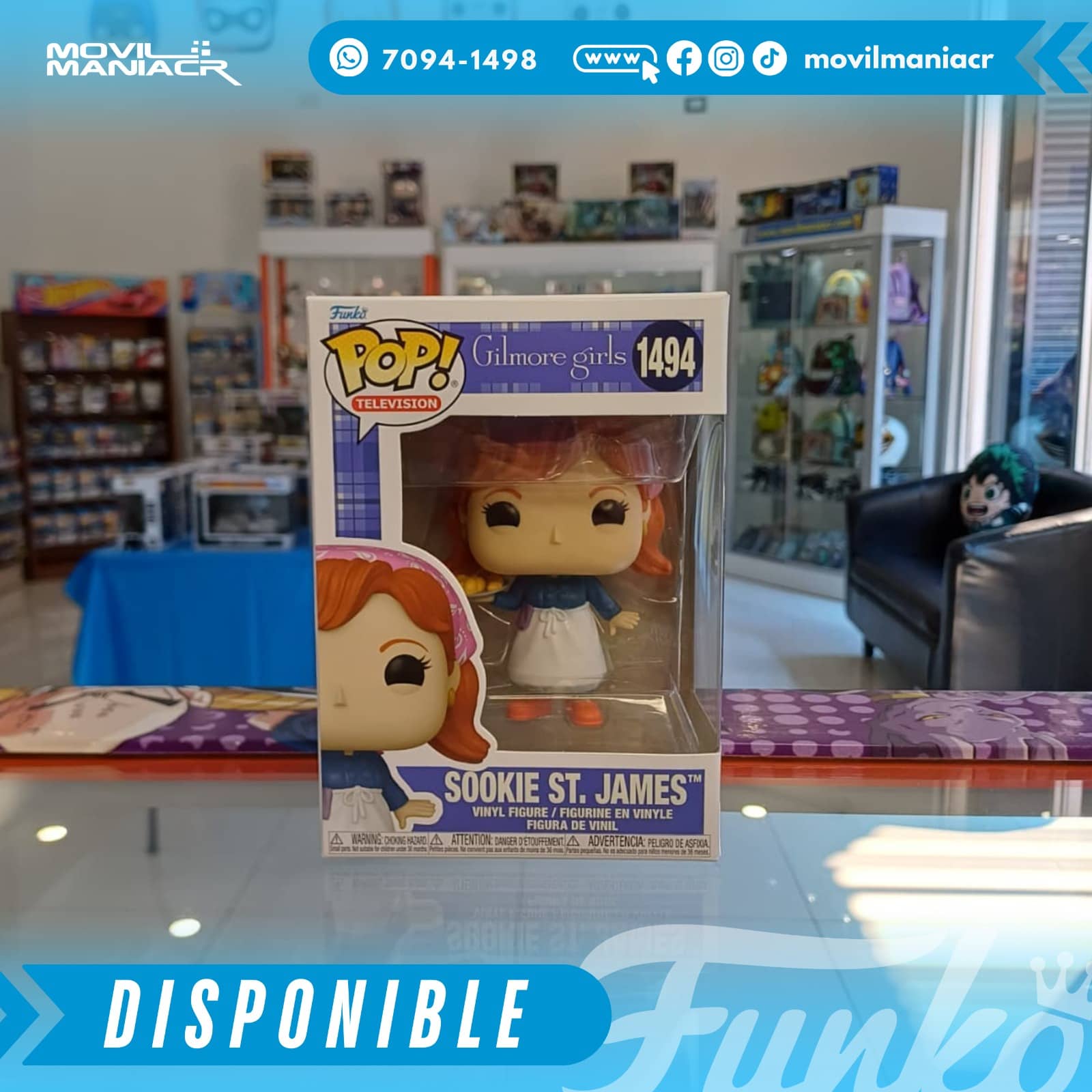 Funko Pop Gilmore Girls Sookie St. James #1494 - (Stock) ¡Disponible Ahora! 2 Funko Pop Gilmore Girls Sookie St. James #1494 - (Stock) ¡Disponible Ahora! - Imagen 2