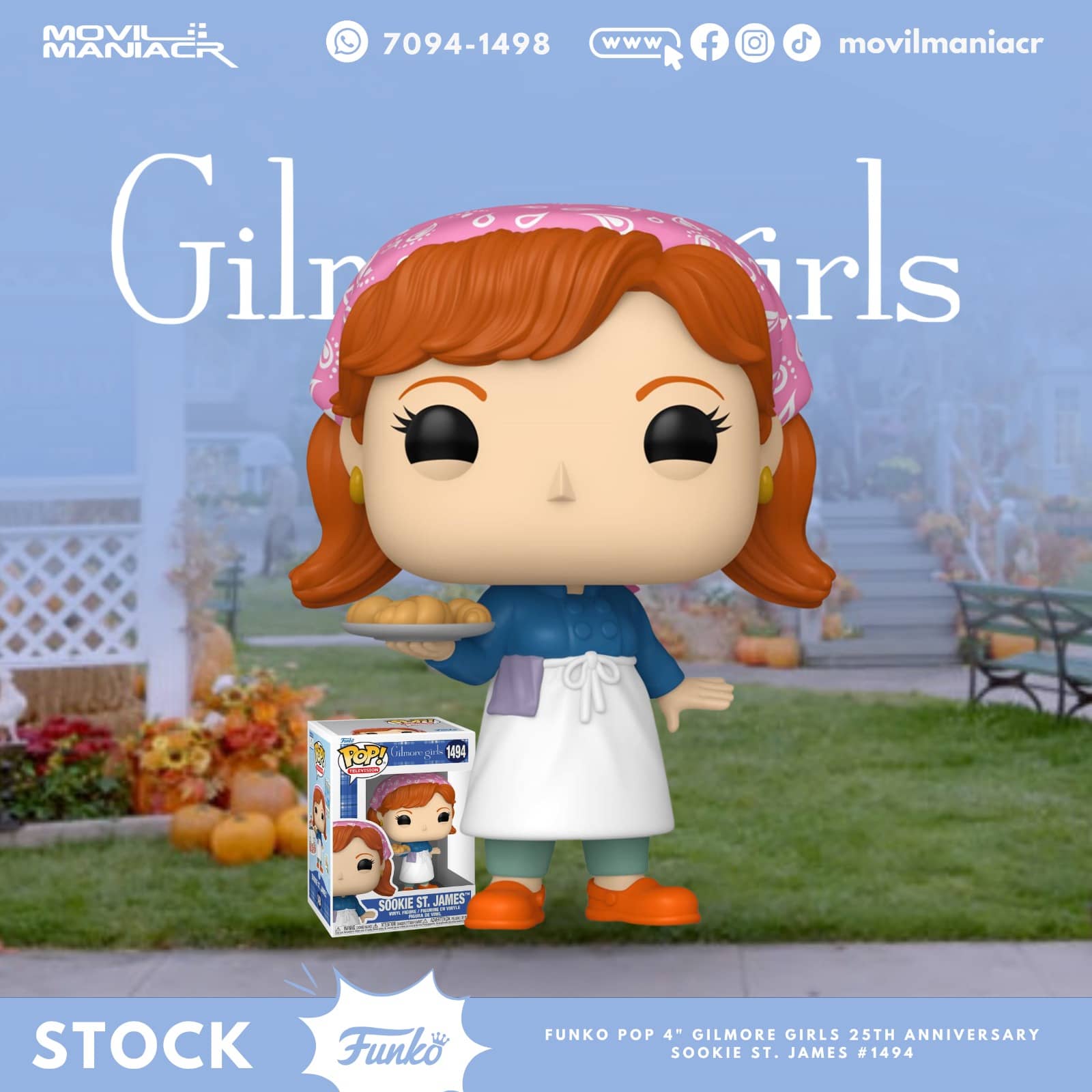 Funko Pop Gilmore Girls Sookie St. James #1494 - (Stock) ¡Disponible Ahora! 1 Funko Pop Gilmore Girls Sookie St. James #1494
