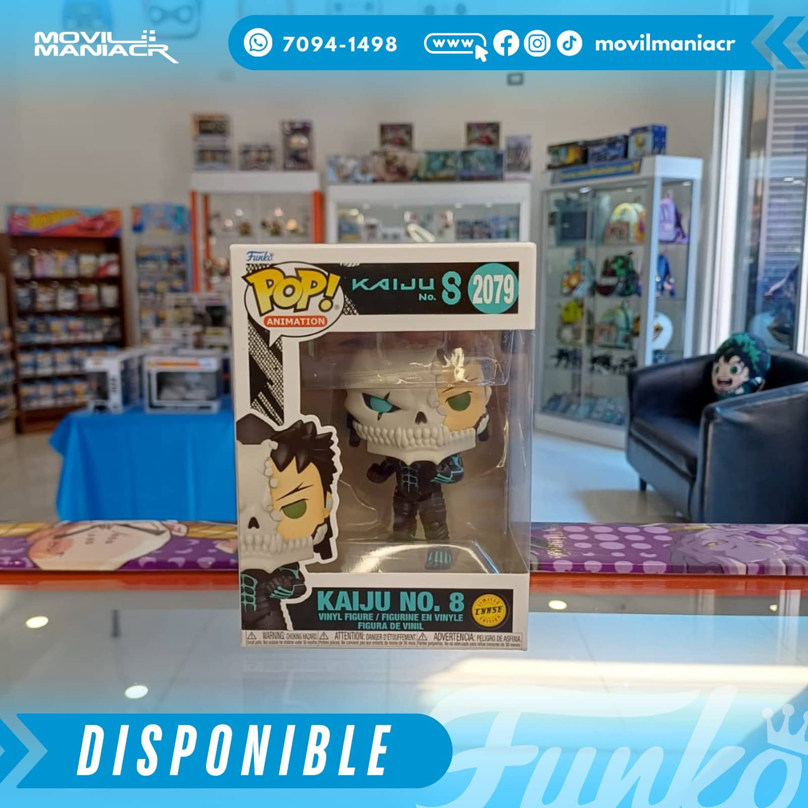 Funko Pop Kaiju No. 8 Chase #2079 - (Stock) ¡Disponible Ahora! 2 Funko Pop Kaiju No. 8 Chase #2079 - (Stock) ¡Disponible Ahora! - Imagen 2