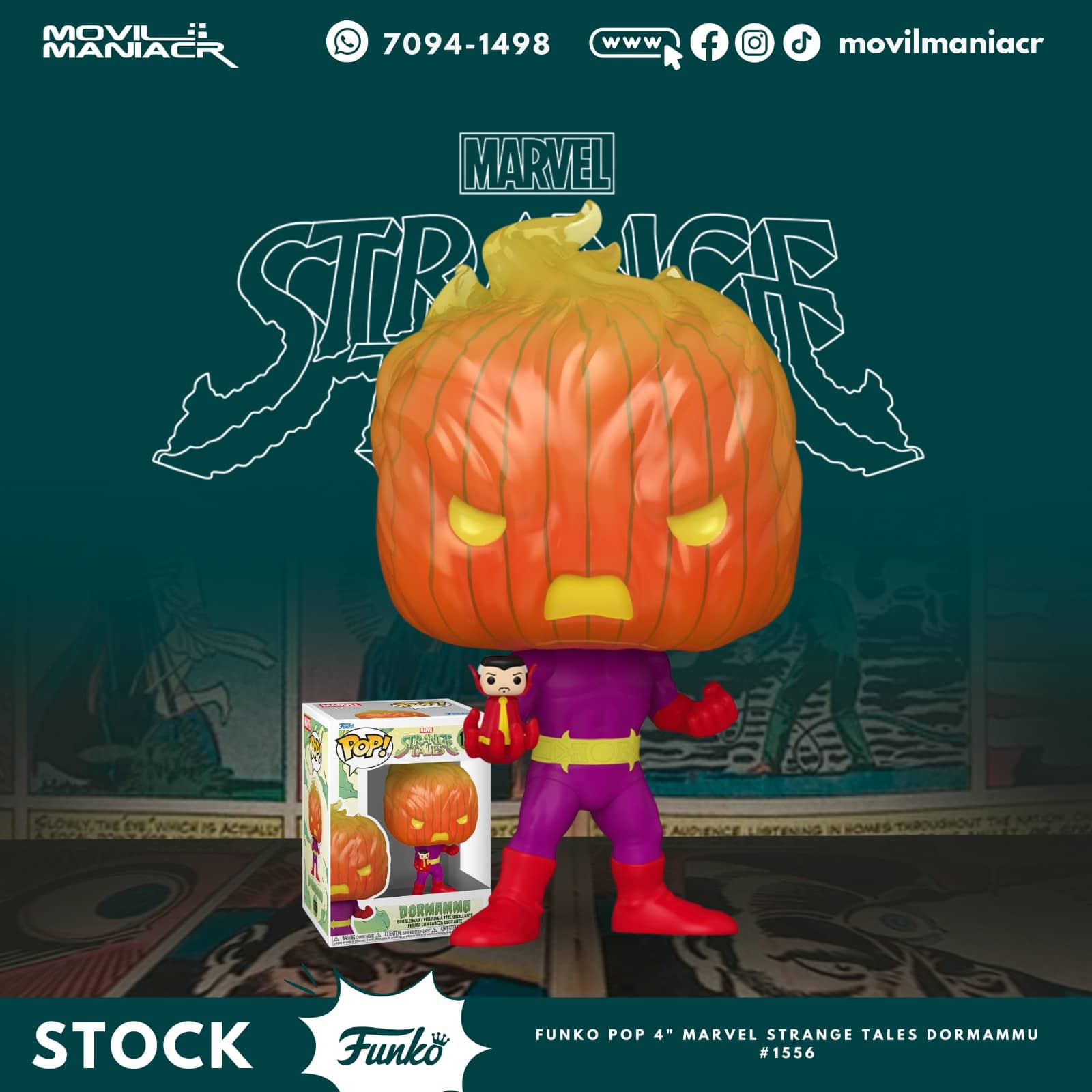 Funko Pop Marvel Strange Tales Dormammu #1556 - (Stock) ¡Disponible Ahora! 1 Funko Pop Marvel Strange Tales Dormammu #1556 - (Stock) ¡Disponible Ahora!