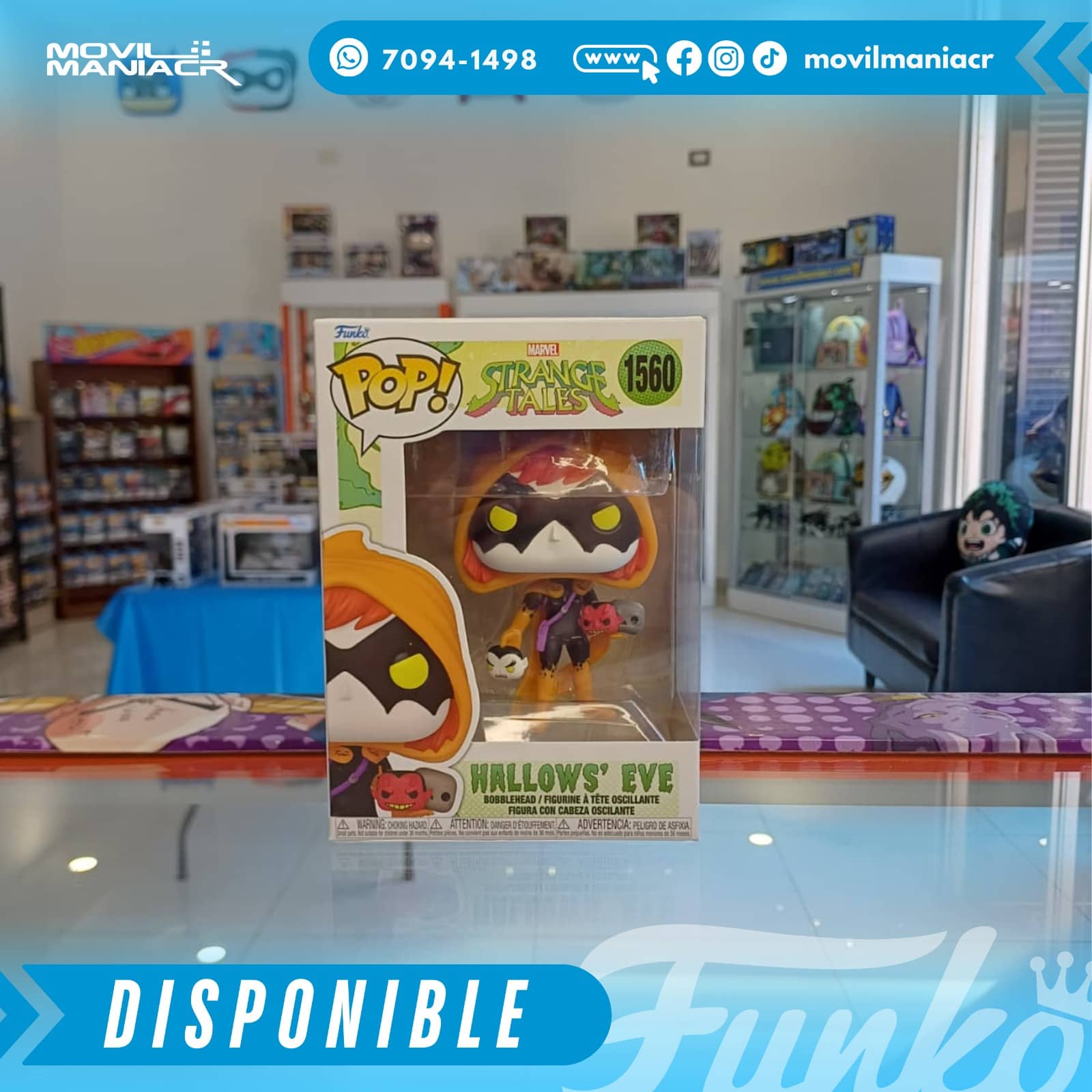 Funko Pop Marvel Strange Tales Hallows' Eve #1560 - (Stock) ¡Disponible Ahora! 2 Funko Pop Marvel Strange Tales Hallows' Eve #1560 - (Stock) ¡Disponible Ahora! - Imagen 2