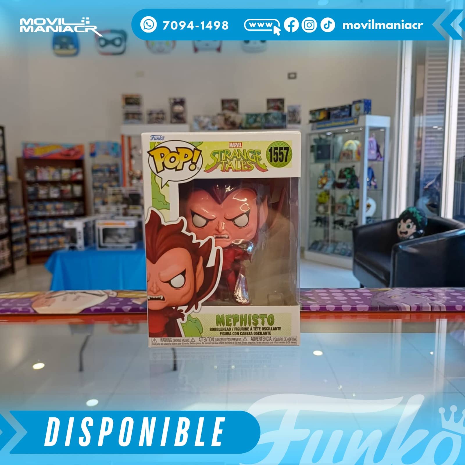 Funko Pop Marvel Strange Tales Mephisto #1557 - (Stock) ¡Disponible Ahora! 2 Funko Pop Marvel Strange Tales Mephisto #1557 - (Stock) ¡Disponible Ahora! - Imagen 2