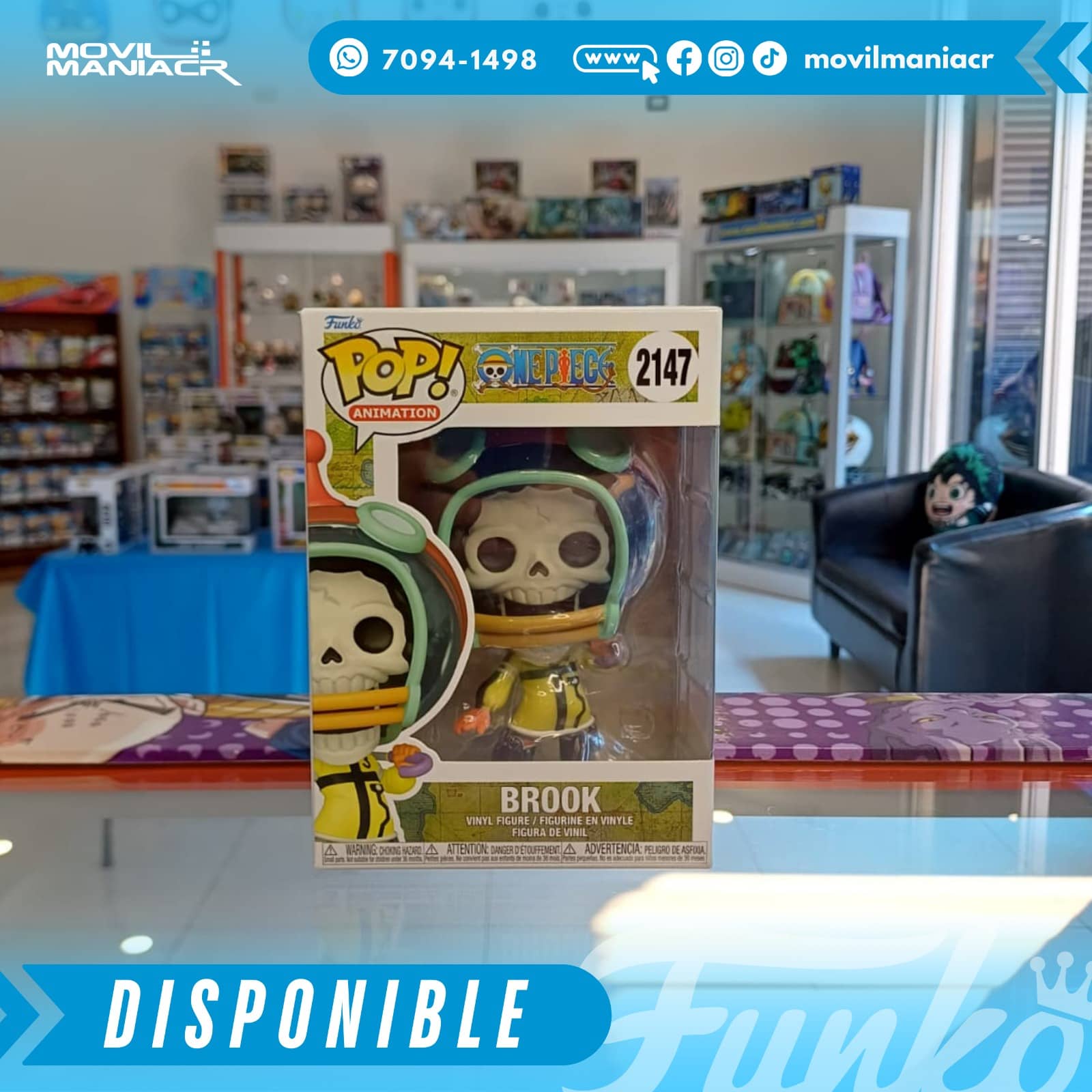 Funko Pop One Piece Egghead Island Brook #2147 - (Stock) ¡Disponible Ahora! 2 Funko Pop One Piece Egghead Island Brook #2147 - (Stock) ¡Disponible Ahora! - Imagen 2