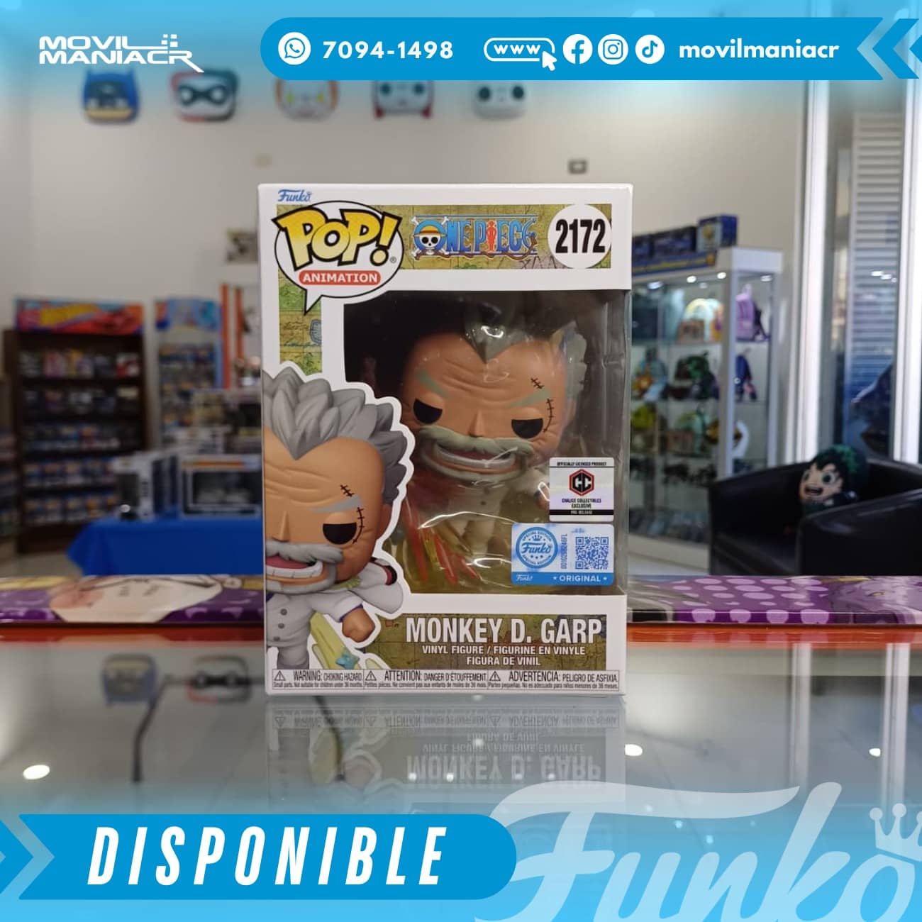 Funko Pop One Piece Monkey D. Garp Exclusivo #2172 - (Stock) ¡Disponible Ahora! 2 Funko Pop One Piece Monkey D. Garp Exclusivo #2172 - (Stock) ¡Disponible Ahora! - Imagen 2