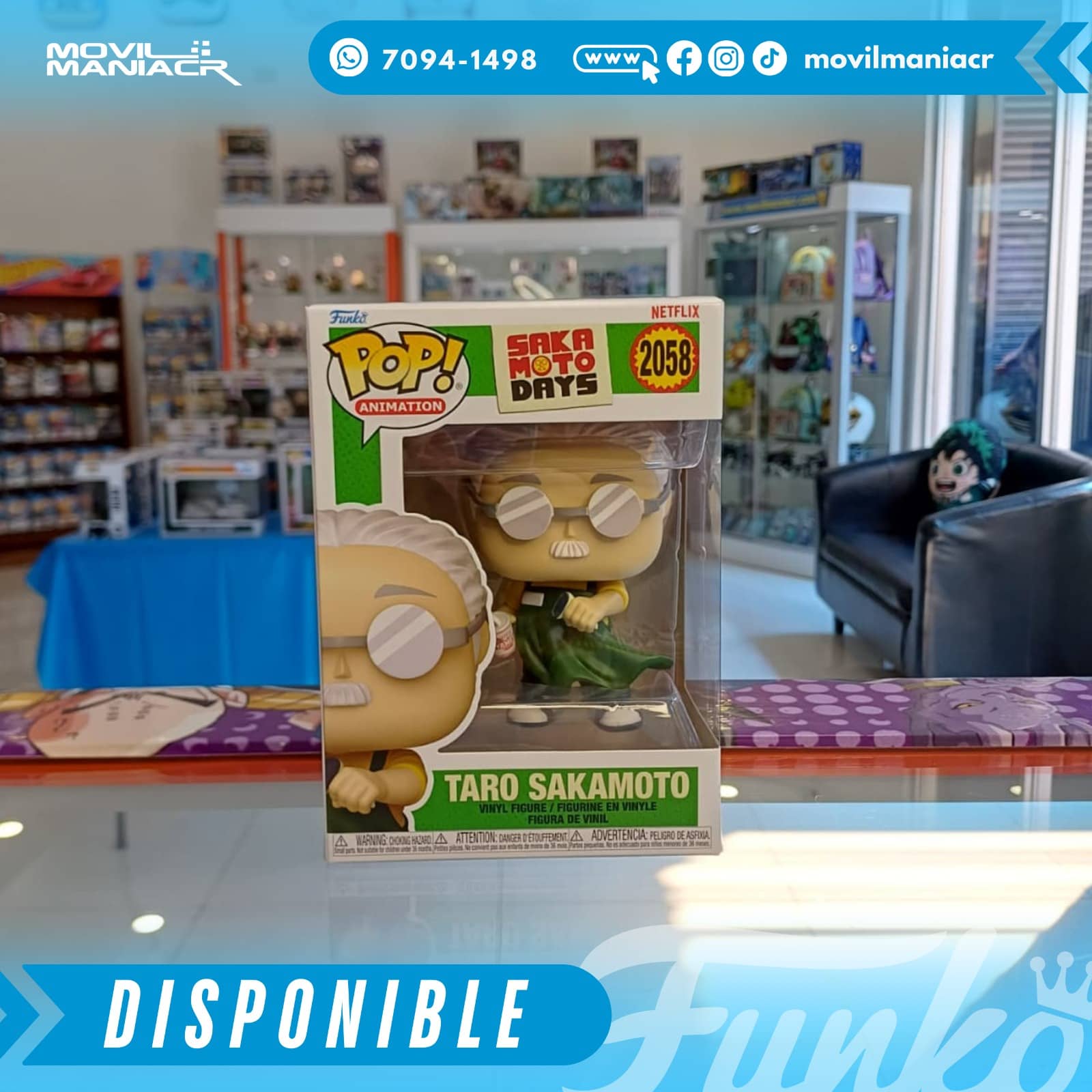 Funko Pop Sakamoto Days Taro Sakamoto #2058 - (Stock) ¡Disponible Ahora! 2 Funko Pop Sakamoto Days Taro Sakamoto #2058 - (Stock) ¡Disponible Ahora!