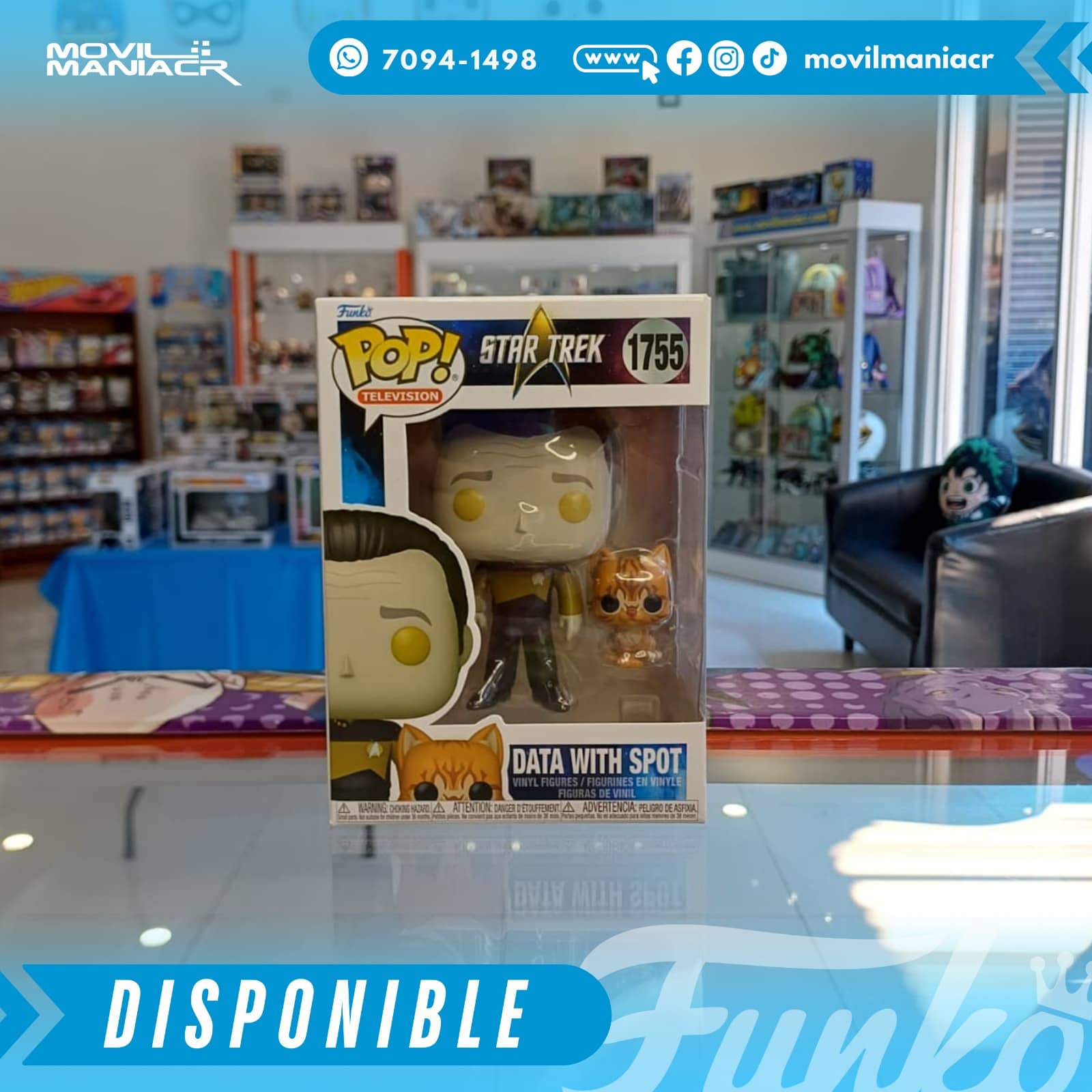 Funko Pop Star Trek The Next Generation Data #1755 - (Stock) ¡Disponible Ahora! 2 Funko Pop Star Trek The Next Generation Data #1755 - (Stock) ¡Disponible Ahora! - Imagen 2