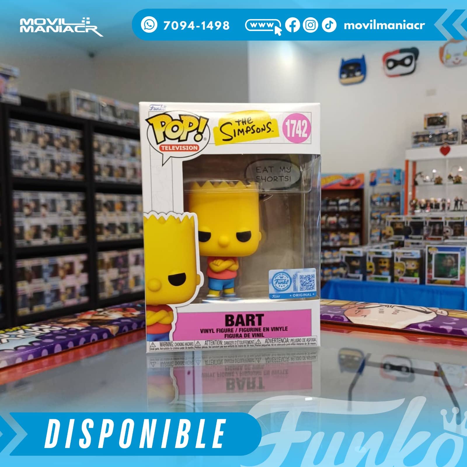 Funko Pop The Simpsons Bart Exclusivo #1742 - (Stock) ¡Disponible Ahora! 2 Funko Pop The Simpsons Bart Exclusivo #1742 - (Stock) ¡Disponible Ahora!