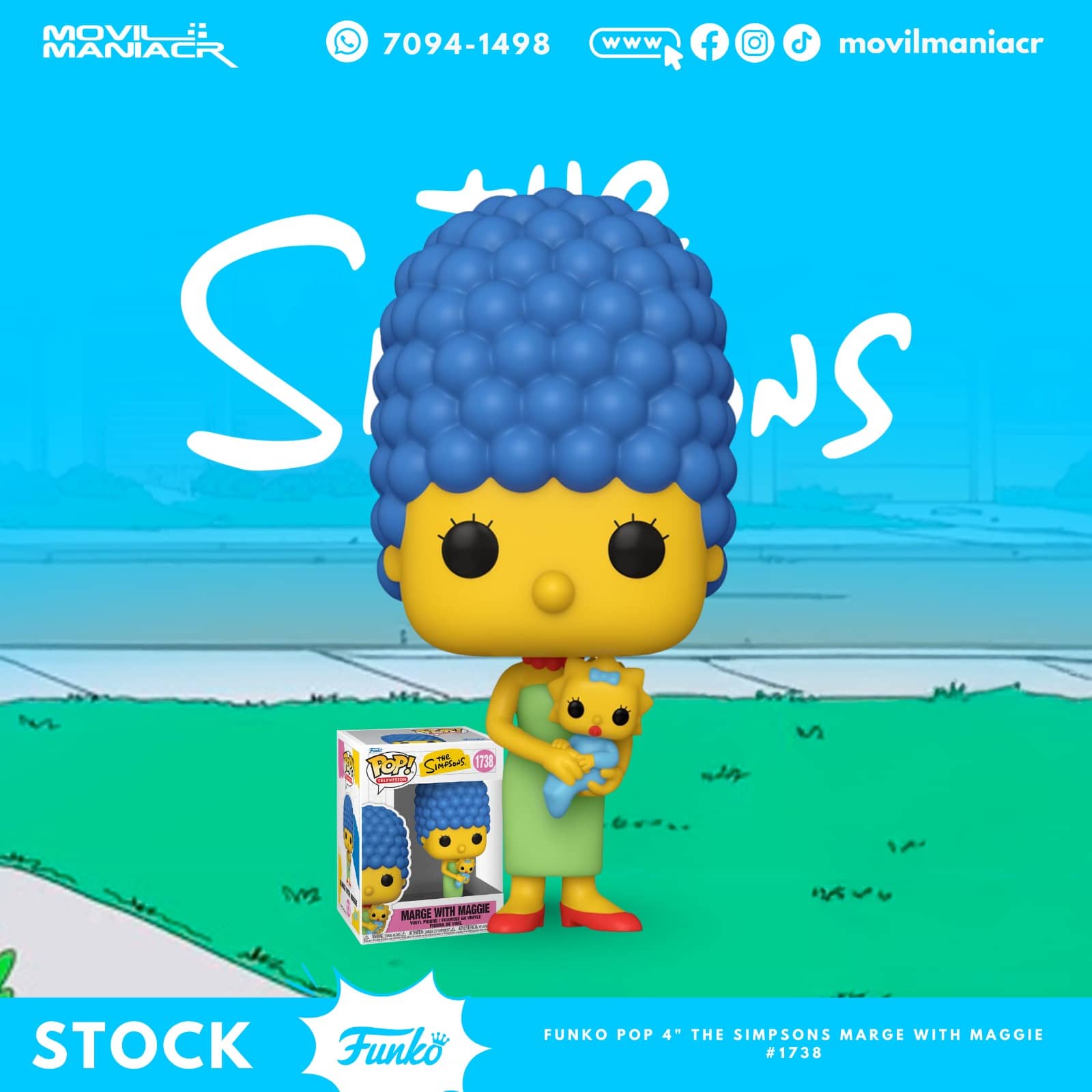 Funko Pop The Simpsons Marge with Maggie #1738 - (Stock) ¡Disponible Ahora! 1 Funko Pop The Simpsons Marge with Maggie #1738 - (Stock) ¡Disponible Ahora!