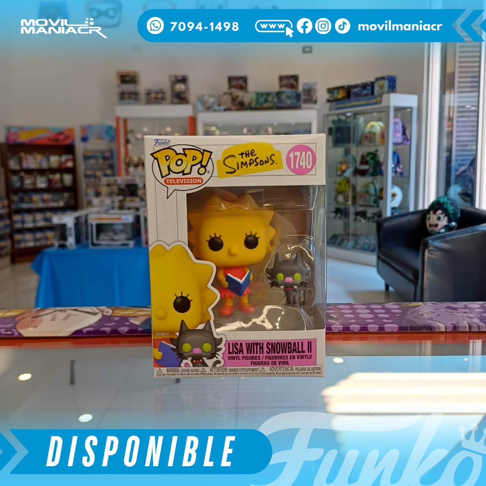 Funko Pop The Simpsons Lisa #1740 - (Stock) ¡Disponible Ahora! 2 Funko Pop The Simpsons Lisa #1740 - (Stock) ¡Disponible Ahora! - Imagen 2
