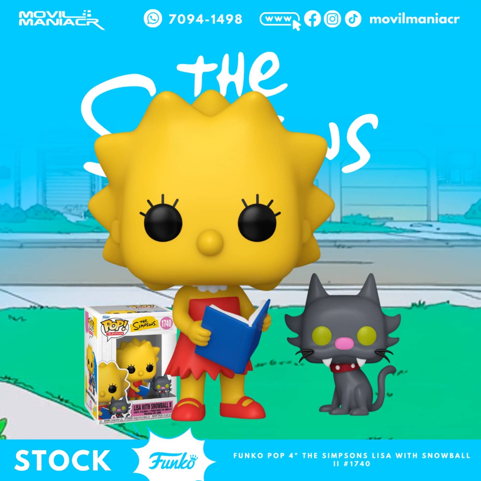 Funko Pop The Simpsons Lisa #1740 - (Stock) ¡Disponible Ahora! 1 Funko Pop The Simpsons The Simpsons Lisa #1740 - (Stock) ¡Disponible Ahora!