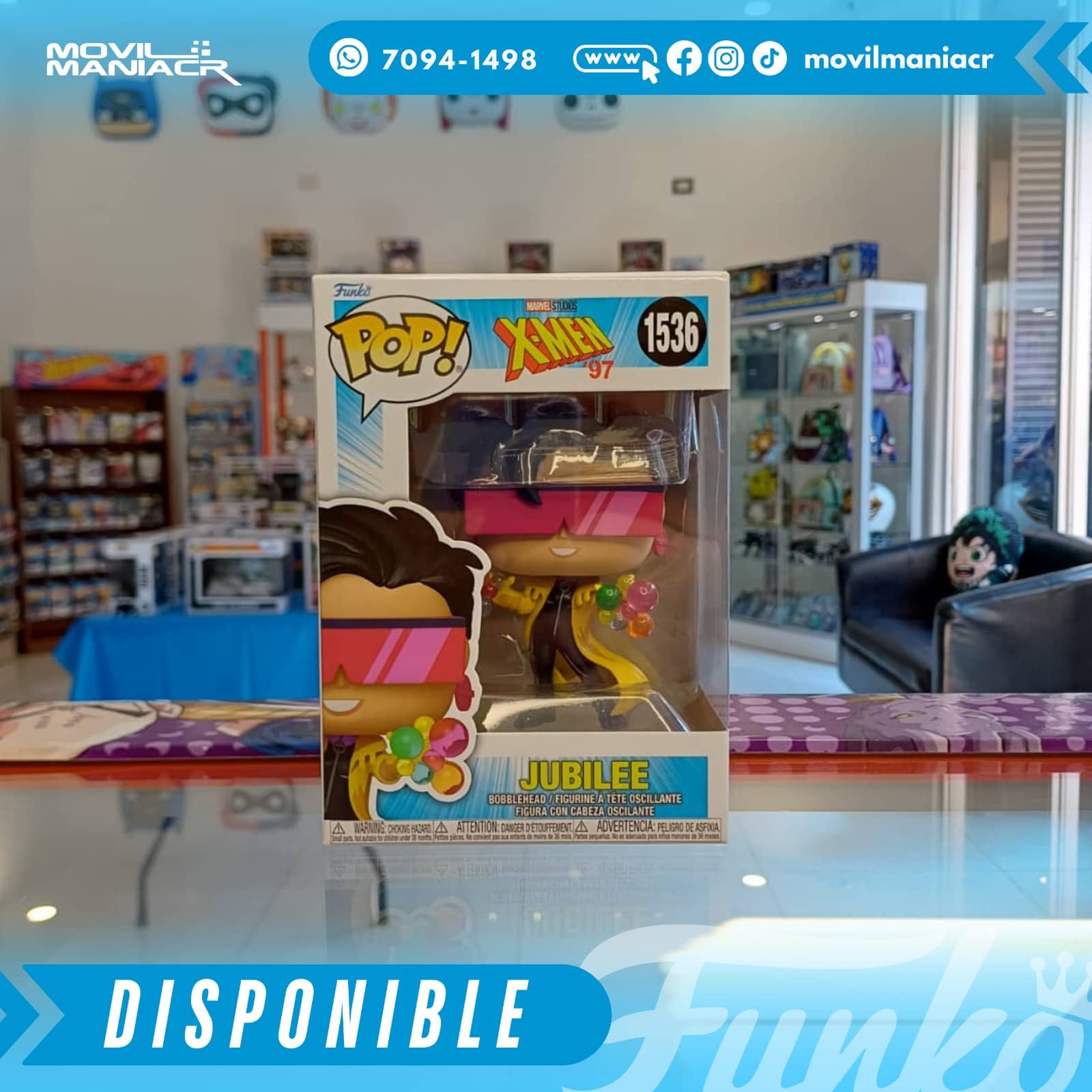 Funko Pop X-Men '97 Jubilee #1536 - (Stock) ¡Disponible Ahora! 2 Funko Pop X-Men '97 Jubilee #1536 - (Stock) ¡Disponible Ahora!