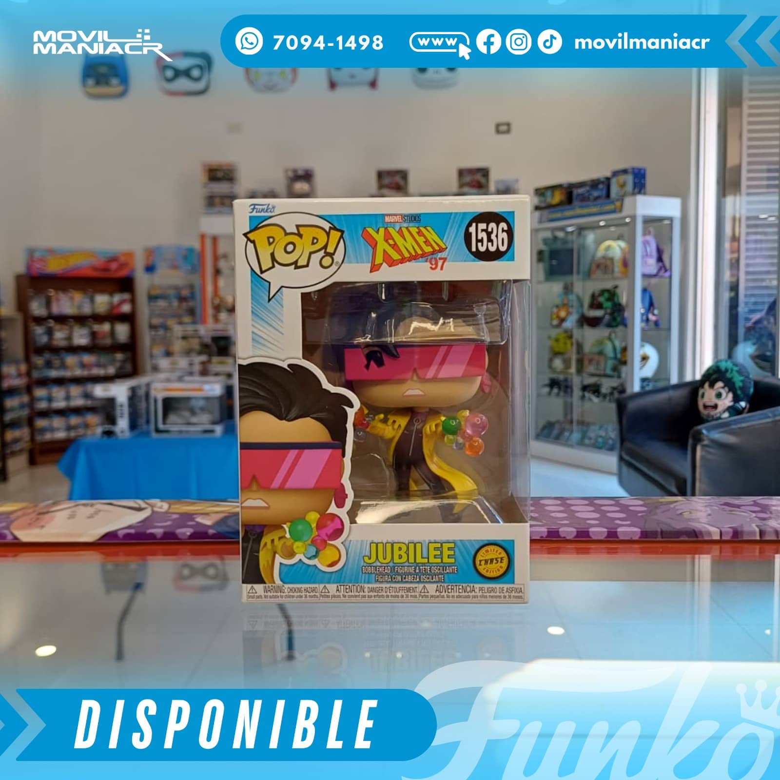Funko Pop X-Men '97 Jubilee Chase #1536 - (Stock) ¡Disponible Ahora! 2 Funko Pop X-Men '97 Jubilee Chase #1536 - (Stock) ¡Disponible Ahora! - Imagen 2