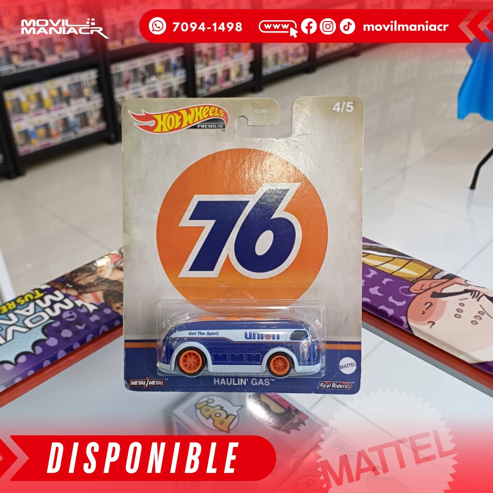 Hot Wheels 76 Union Haulin Gas - Premium (Stock) ¡Disponible Ahora! 1 Hot Wheels 76 Union Haulin Gas - Premium (Stock) ¡Disponible Ahora!