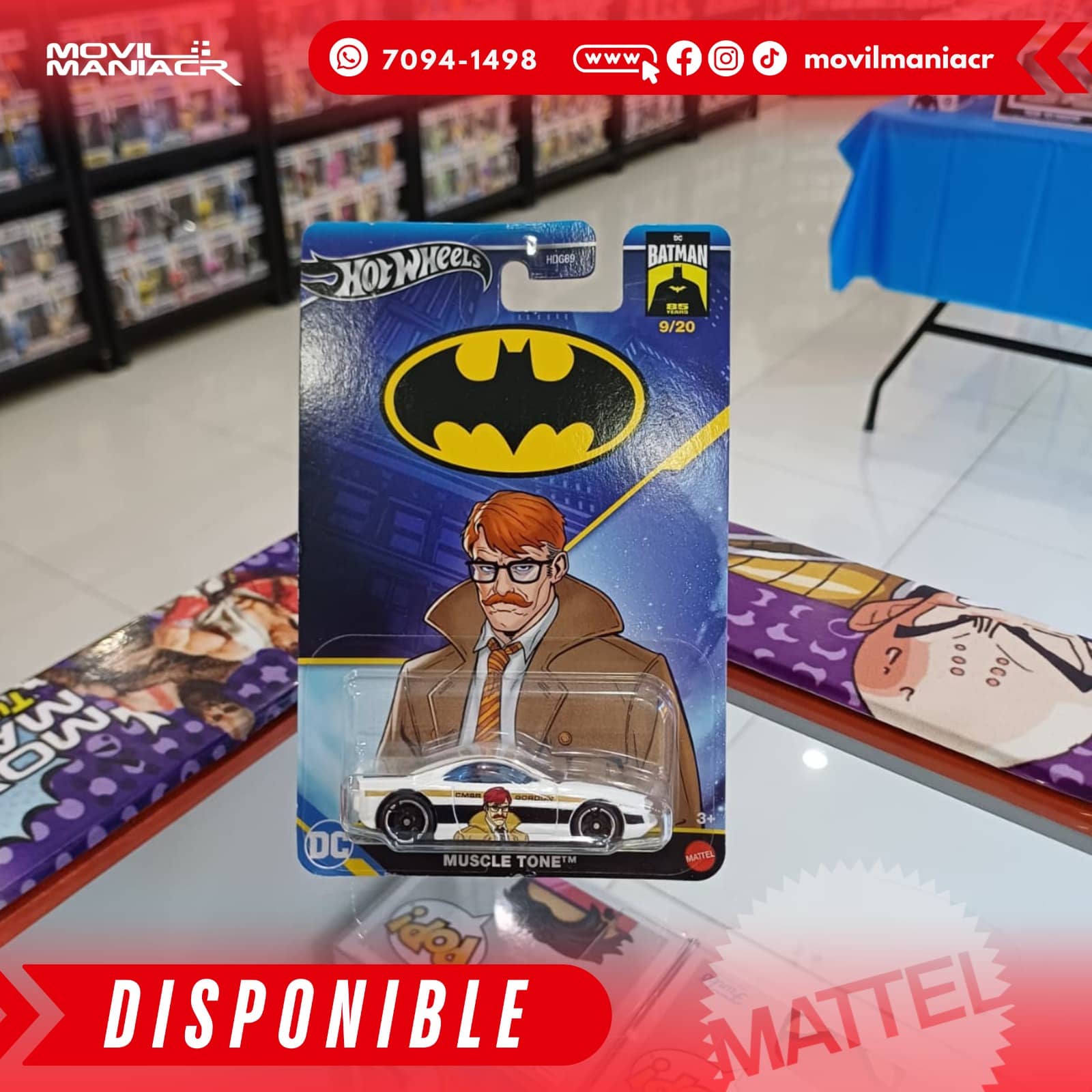 Hot Wheels Batman Muscle Tone 9/20 - (Stock) ¡Disponible Ahora! 1 Hot Wheels Batman Muscle Tone 920 - (Stock) ¡Disponible Ahora!