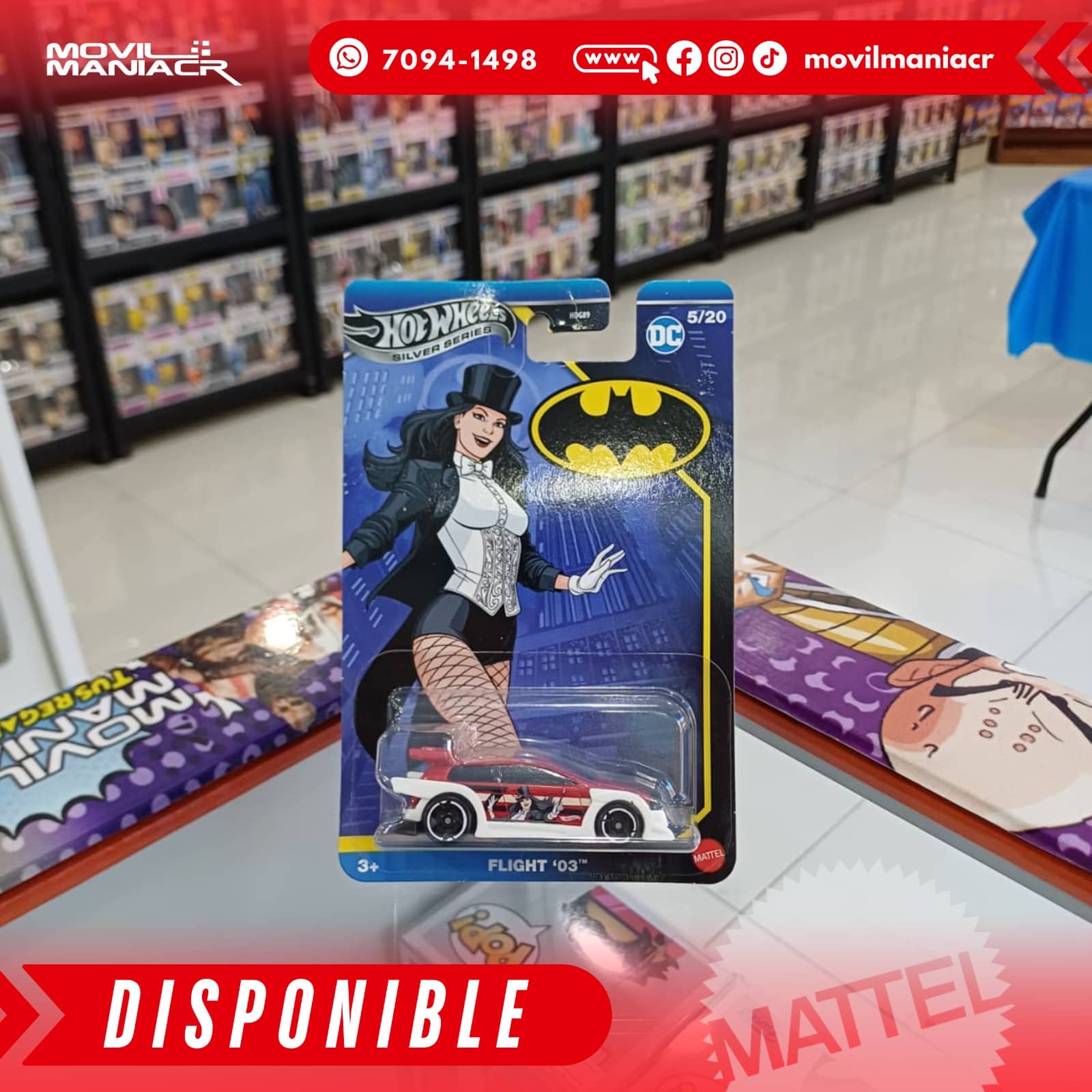 Hot Wheels Batman Silver Series Flight '03 5/20 - (Stock) ¡Disponible Ahora! 1 Hot Wheels Batman Silver Series Flight '03 520 - (Stock) ¡Disponible Ahora!
