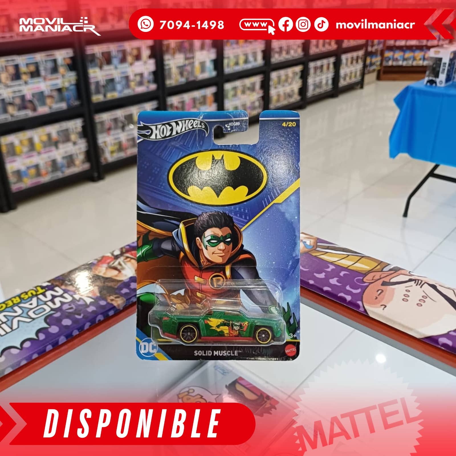 Hot Wheels Batman Solid Muscle 4/20 - (Stock) ¡Disponible Ahora! 1 Hot Wheels Batman Solid Muscle 420 - (Stock) ¡Disponible Ahora!