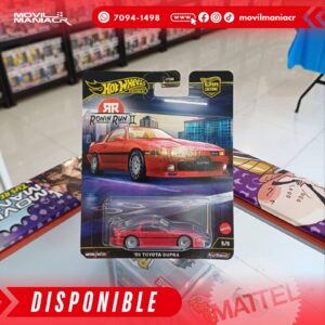 Hot Wheels Car Culture '89 Toyota Supra - Premium (Stock) ¡Disponible Ahora!