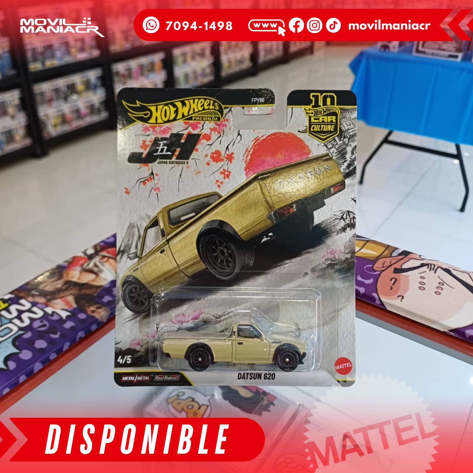 Hot Wheels Car Culture Datsun 620 - Premium (Stock) ¡Disponible Ahora! 1 Hot Wheels Car Culture Datsun 620 - Premium (Stock) ¡Disponible Ahora!