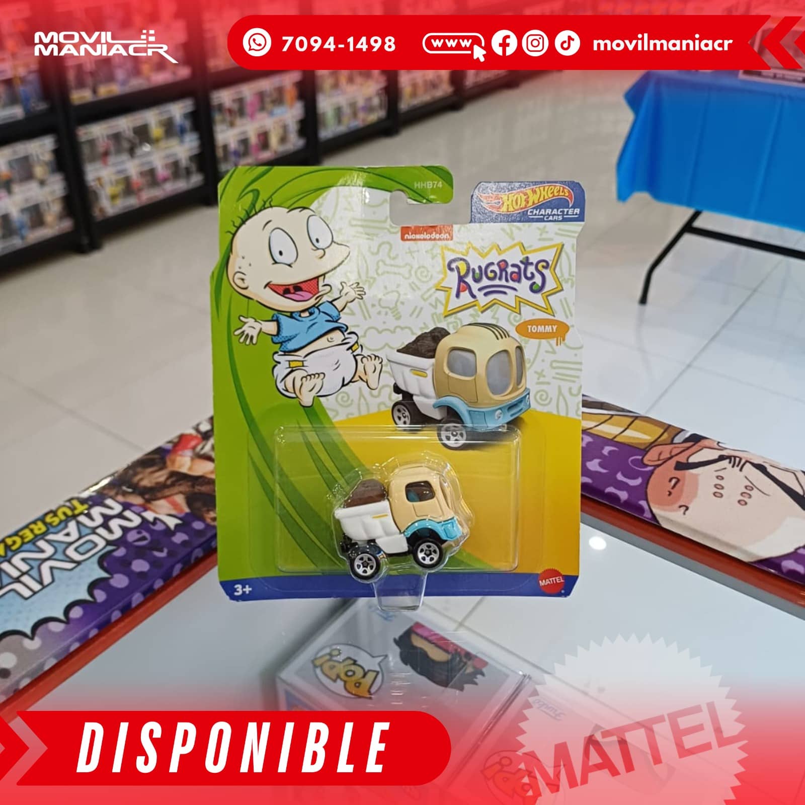 Hot Wheels Character Car Rugrats Tommy - (Stock) ¡Disponible Ahora! 1 Hot Wheels Character Car Rugrats Tommy - (Stock) ¡Disponible Ahora!