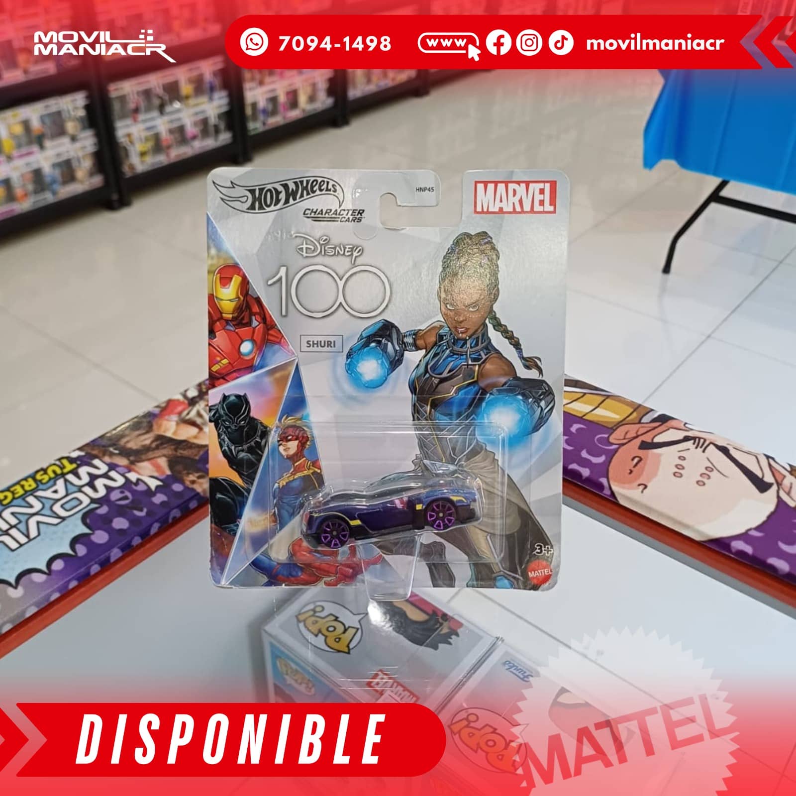 Hot Wheels Character Car Shuri - (Stock) ¡Disponible Ahora! 1 Hot Wheels Character Car Shuri - (Stock) ¡Disponible Ahora!