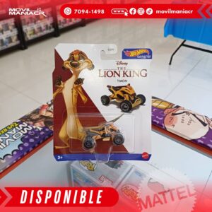 Hot Wheels Character Car The Lion King Timon - (Stock) ¡Disponible Ahora!